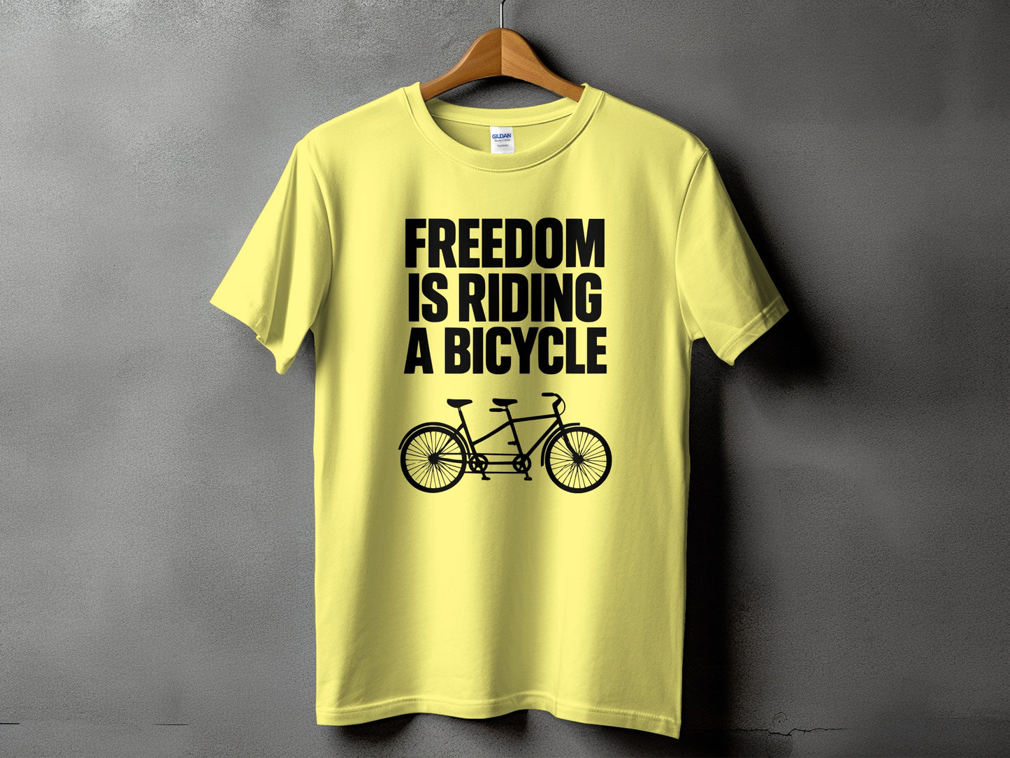 Freedom is Riding a Bicycle T-shirt product