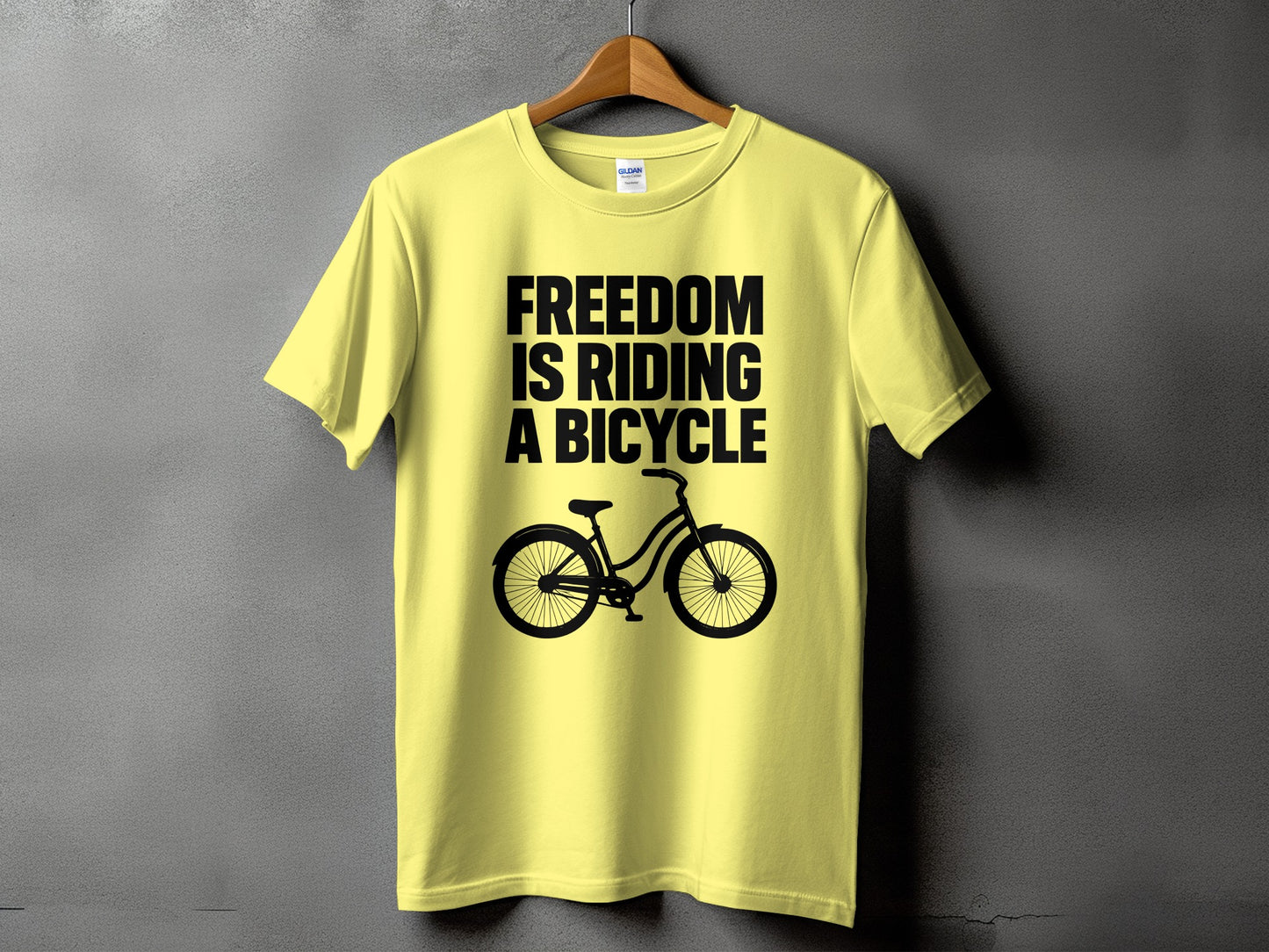 Freedom Is Riding A Bicycle Graphic T-shirt product