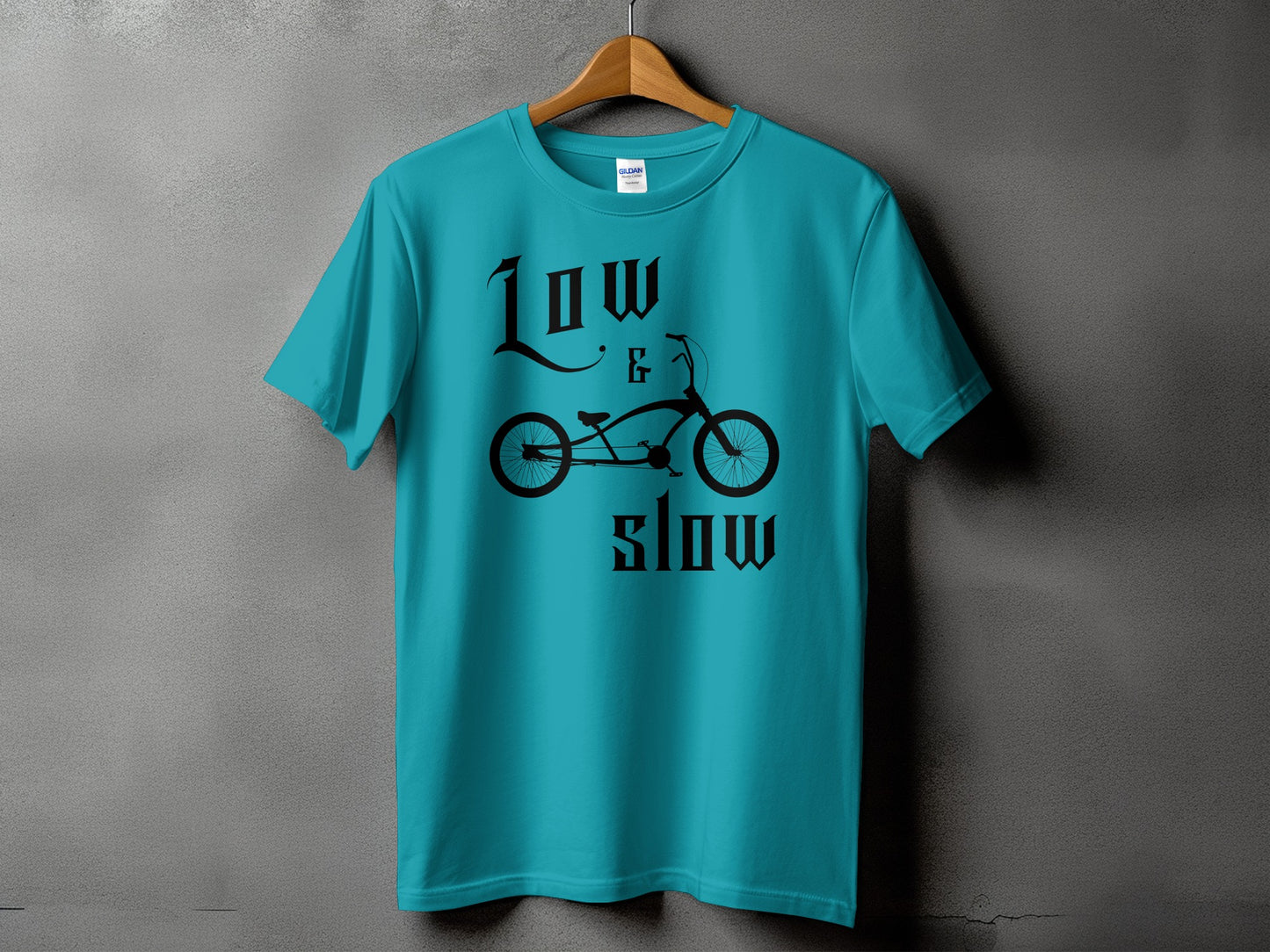 Low and Slow Graphic Teal T-Shirt product