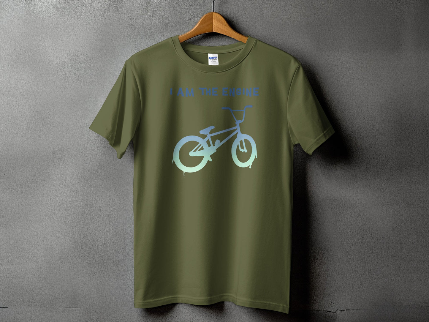 I Am The Engine Bicycle Design T-shirt product
