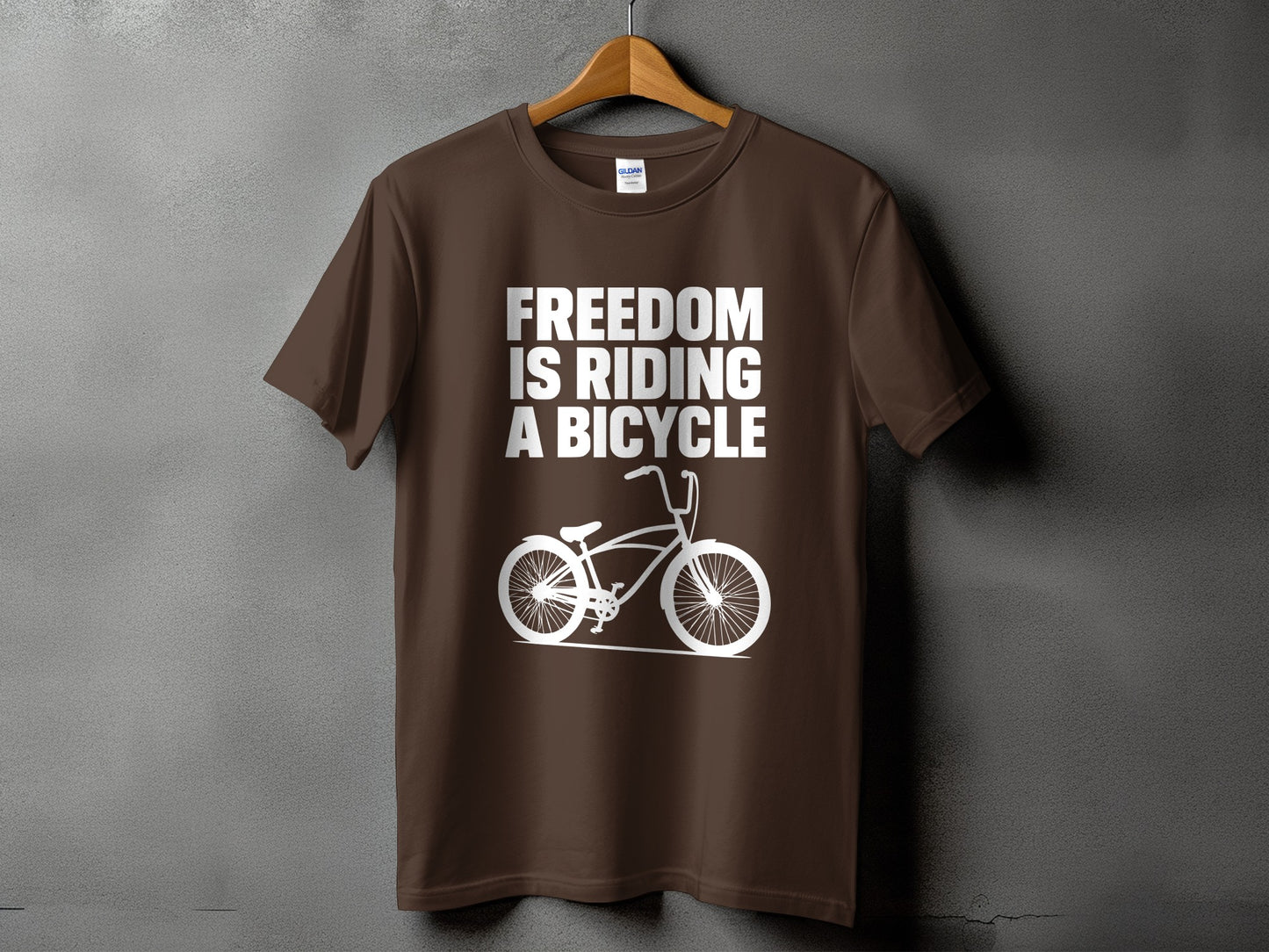 Freedom is Riding a Bicycle Graphic T-Shirt product