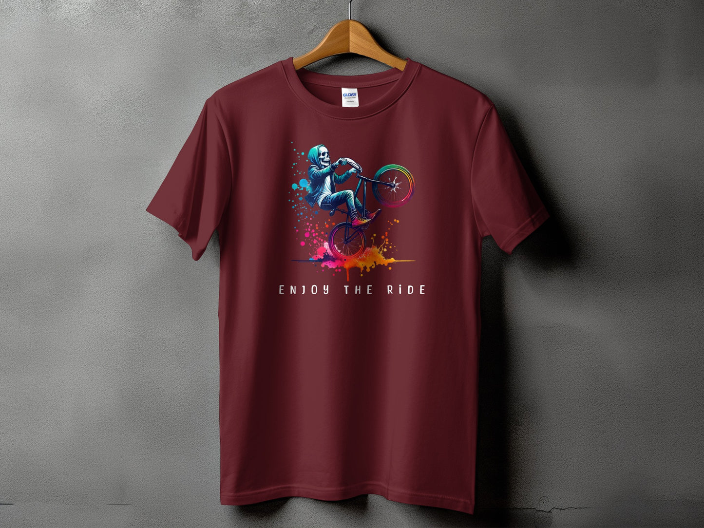 Enjoy The Ride BMX Cyclist Graphic T-Shirt product type