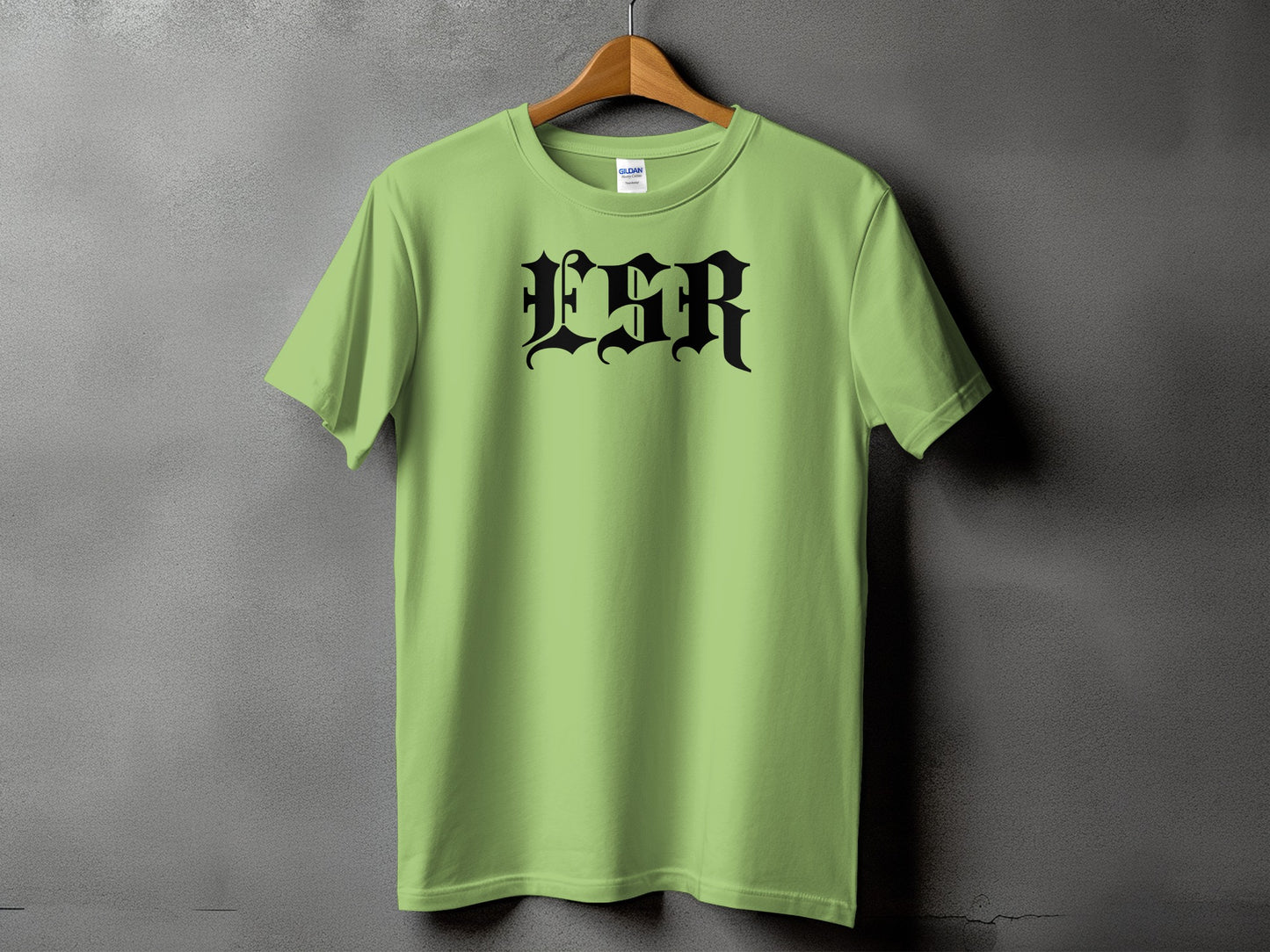 Stylish Lime Green Graphic Tee Product
