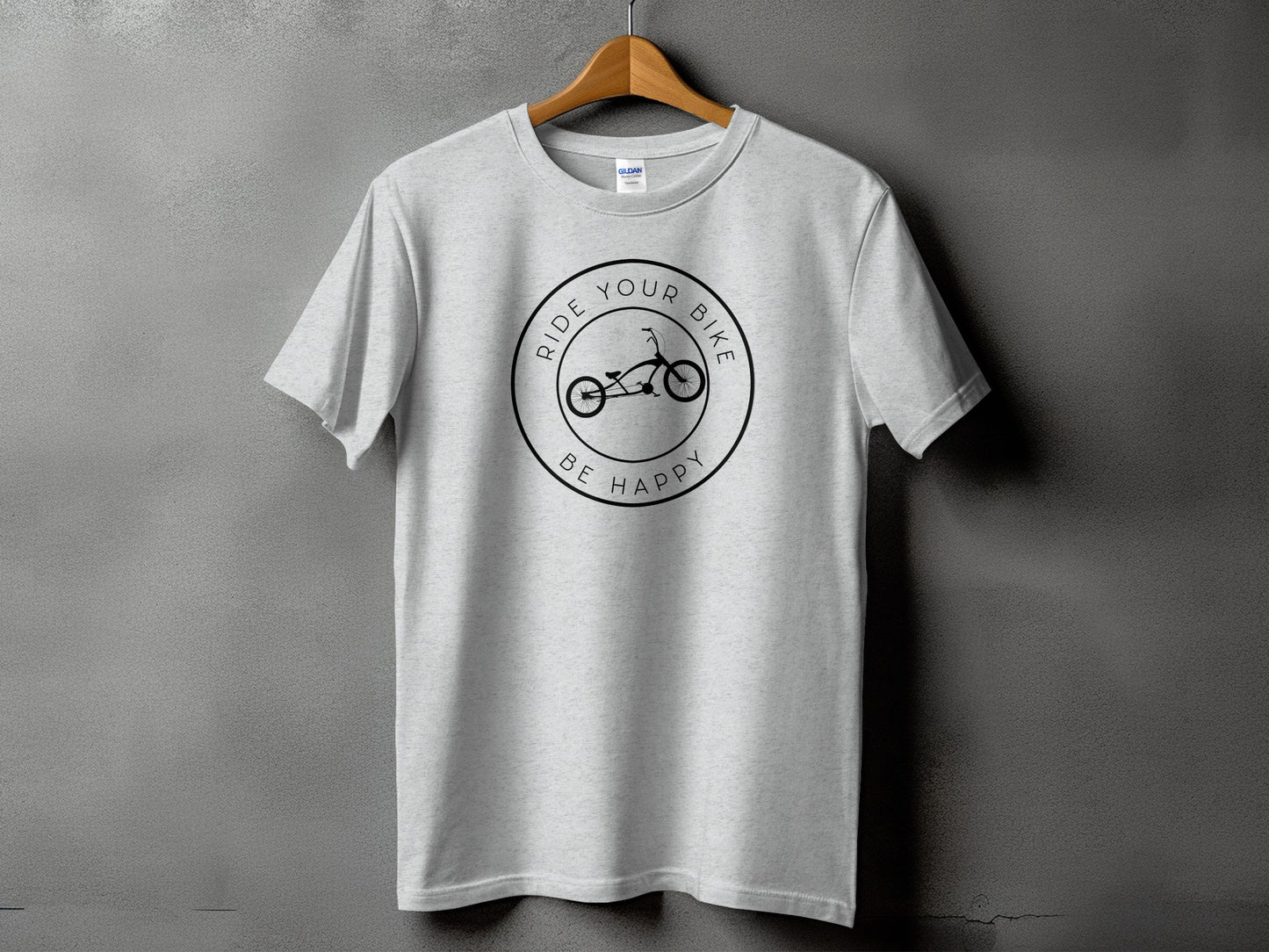 Ride Your Bike Be Happy Graphic Tee product type