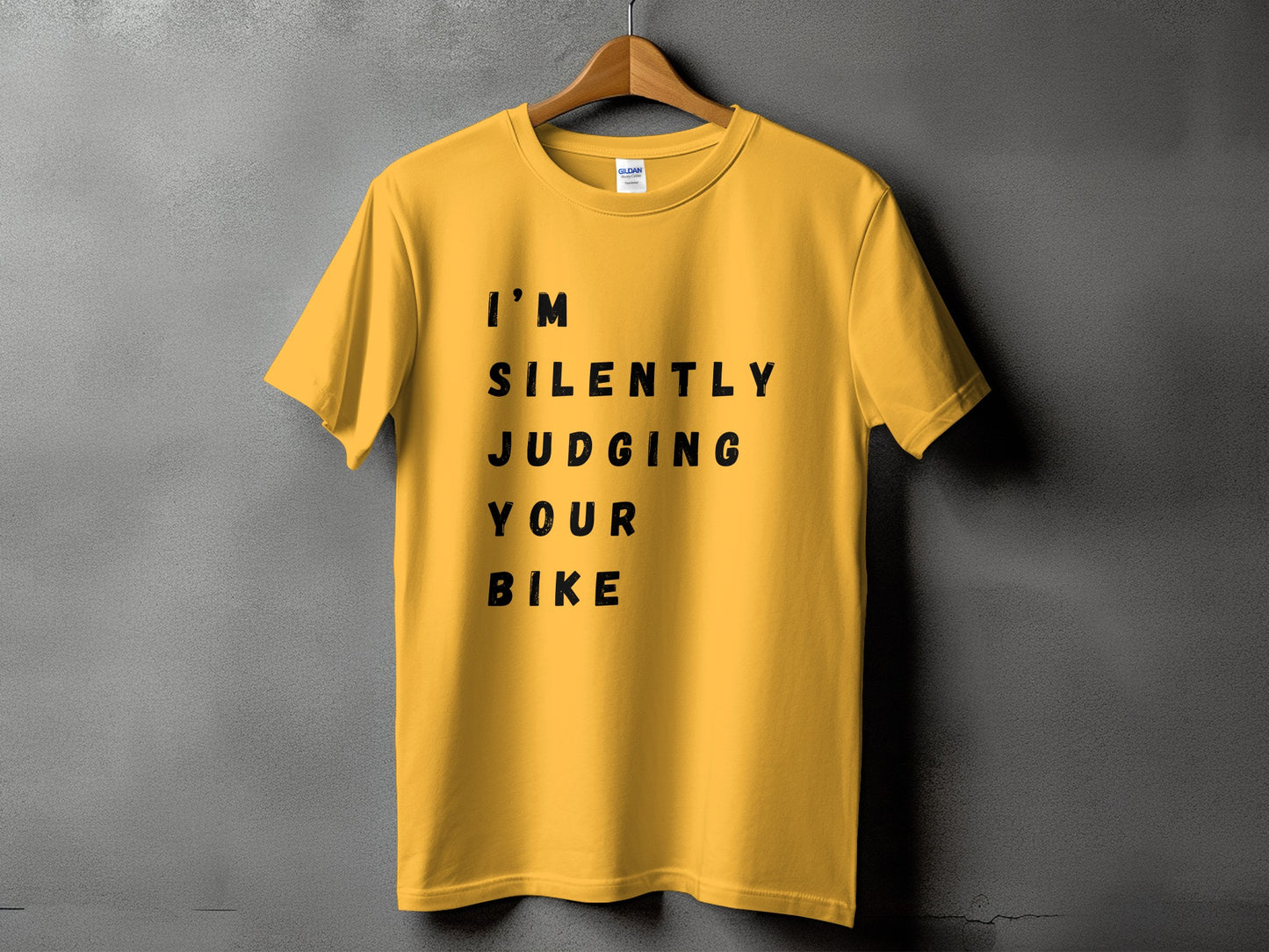 I'm Silently Judging Your Bike Printed T-Shirt Product