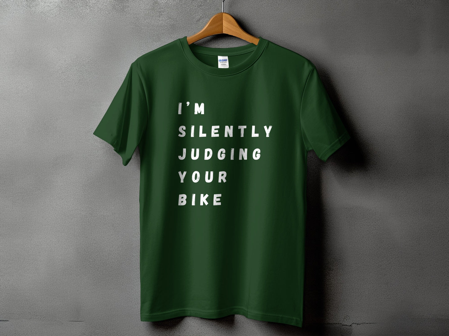 I'm Silently Judging Your Bike T-shirt product type