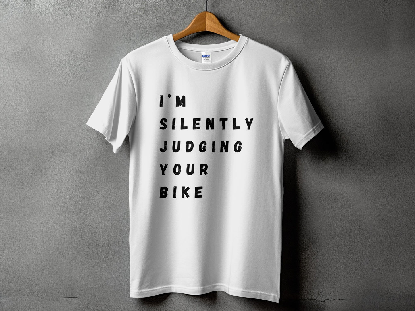 I'm Silently Judging Your Bike T-shirt product