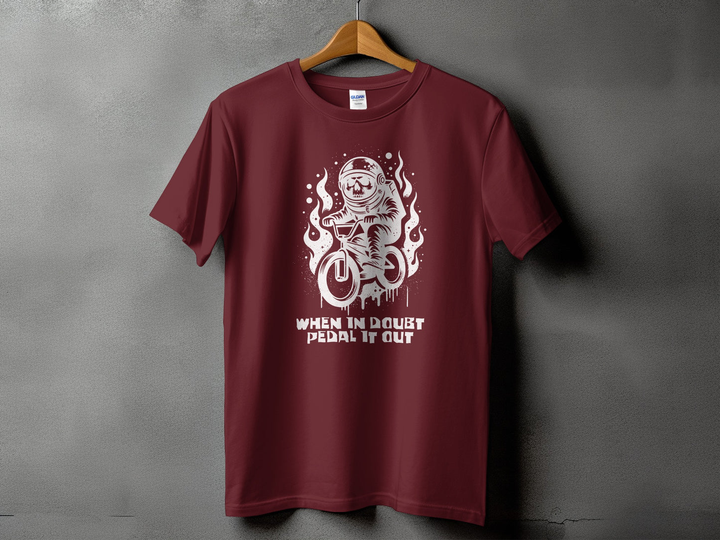 When In Doubt Pedal It Out Cool Biking T-Shirt product