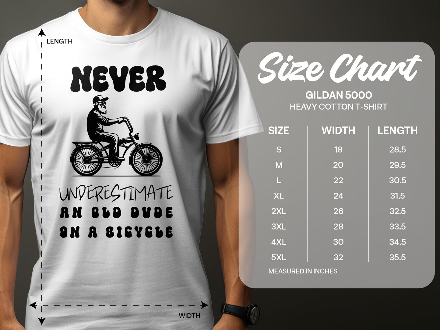 Never Underestimate An Old Dude On Bicycle product type