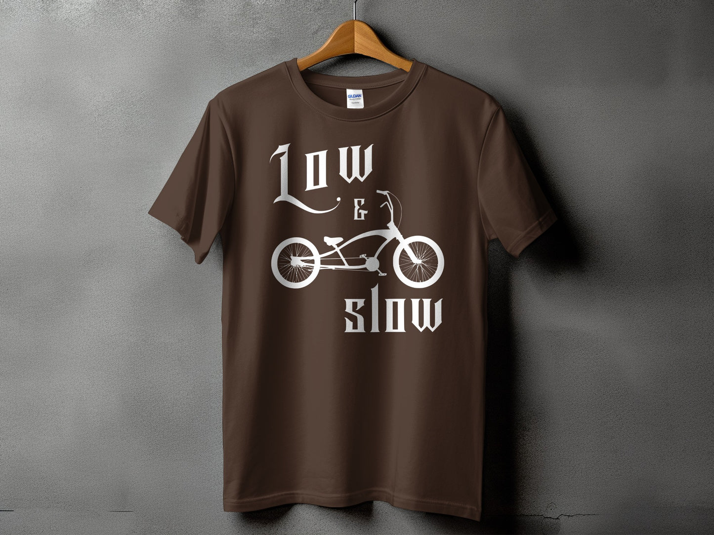 Low and Slow Motorcycle Graphic Tee Shirt product type