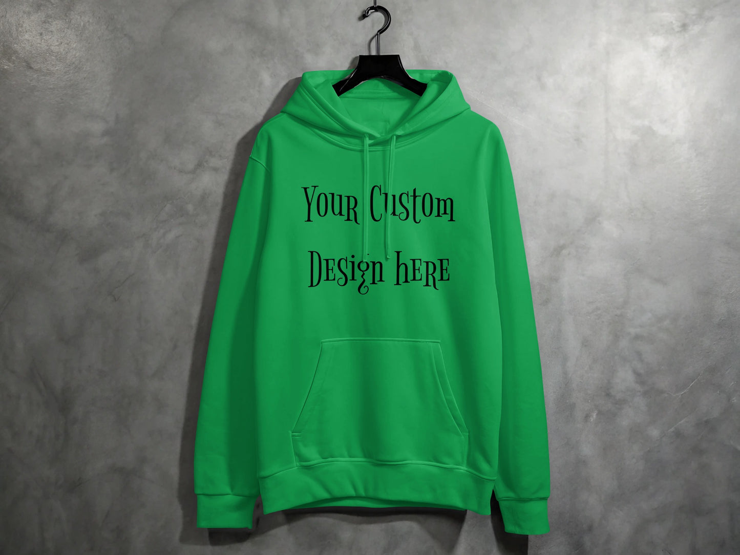 Your Custom Design Here Green Hoodie product