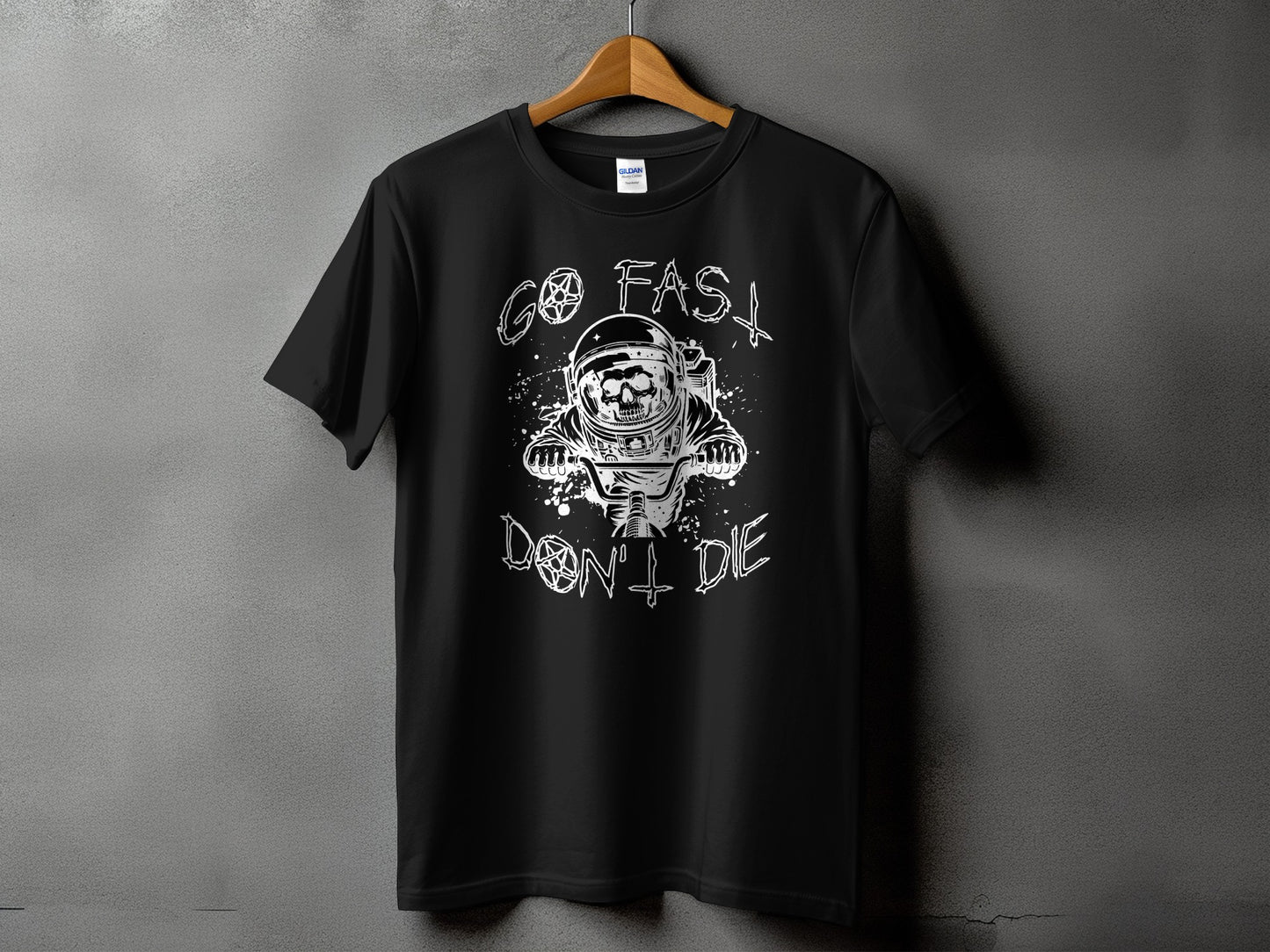 Go Fast Don't Die Astronaut T-Shirt product