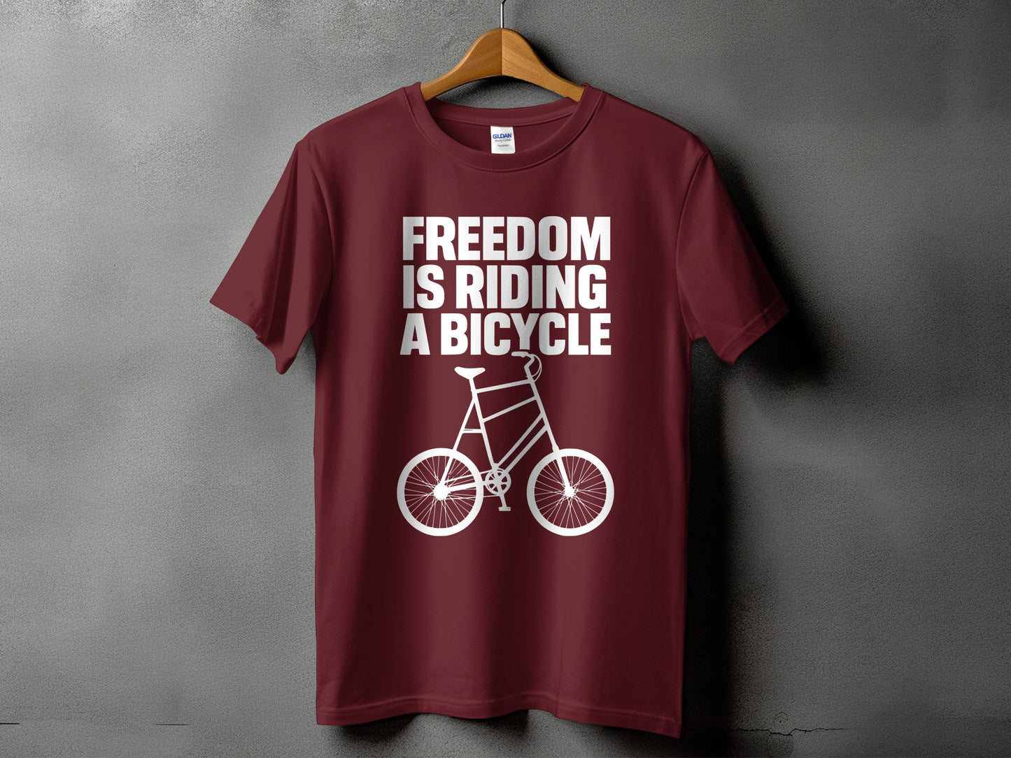 Freedom Is Riding A Bicycle T-shirt product type