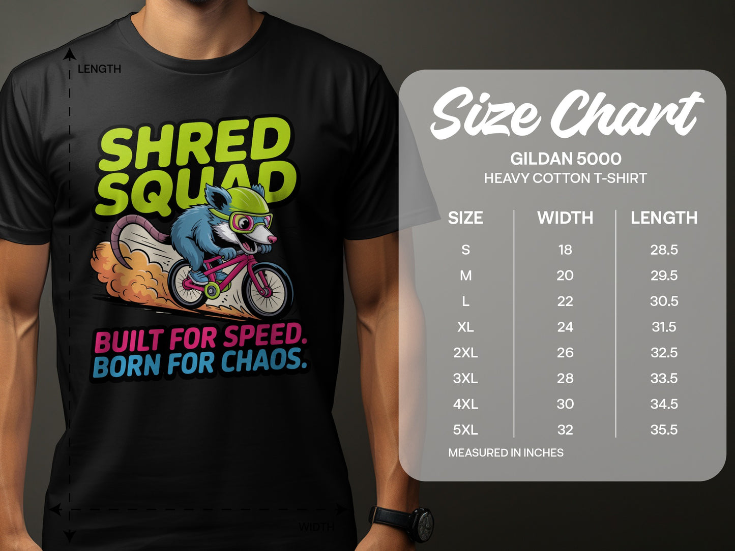 Shred Squad Built For Speed Born For Chaos T-shirt product