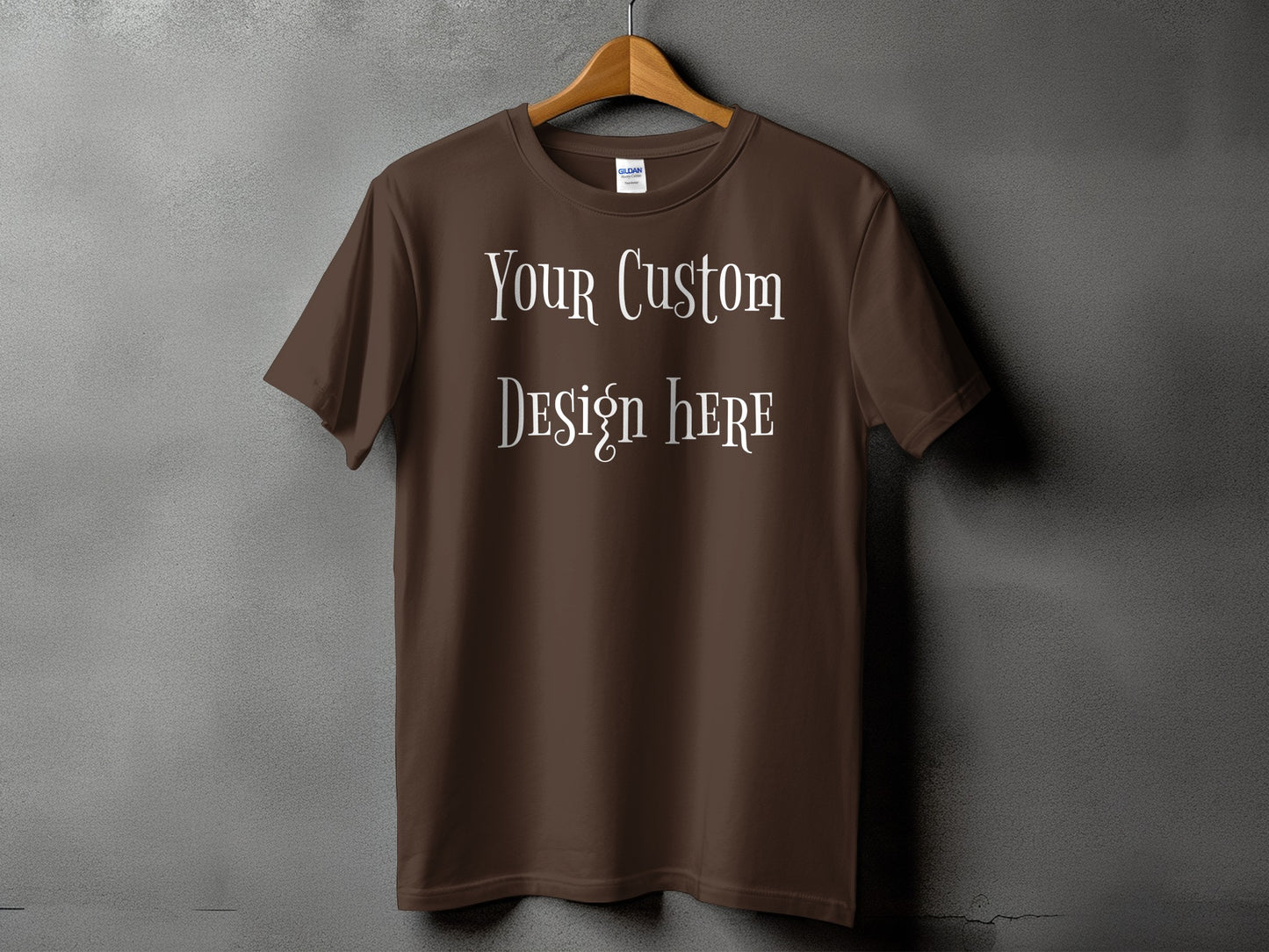 Customizable Your Design Here Brown T-Shirt product