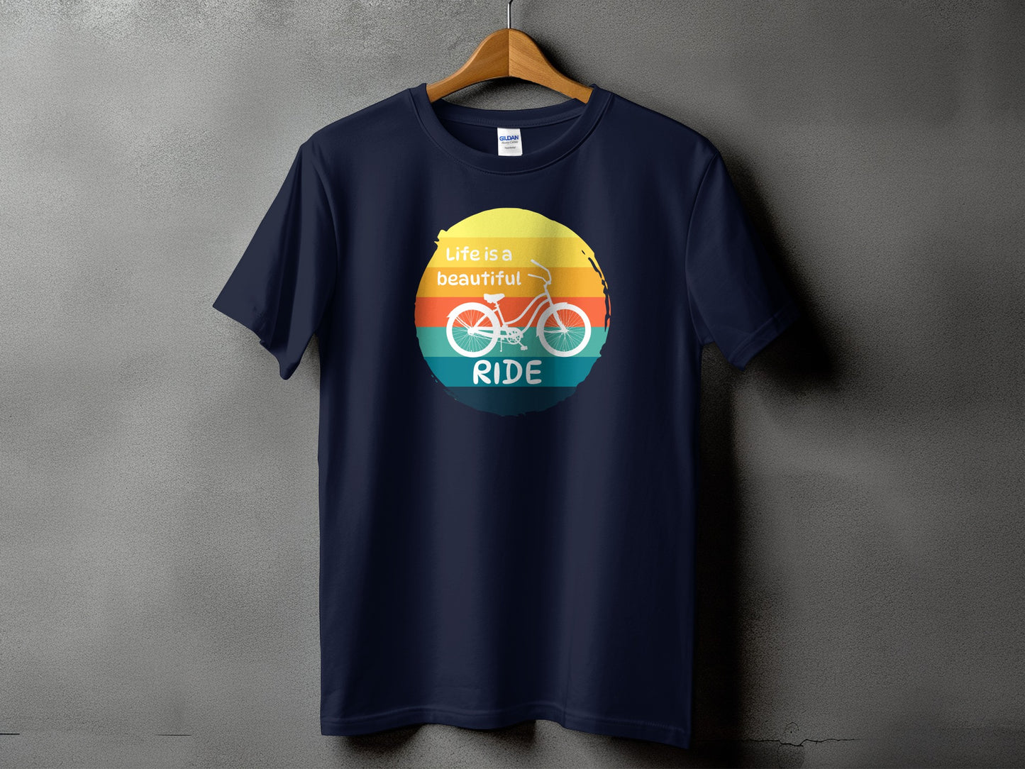 Life is a beautiful ride print t-shirt product type