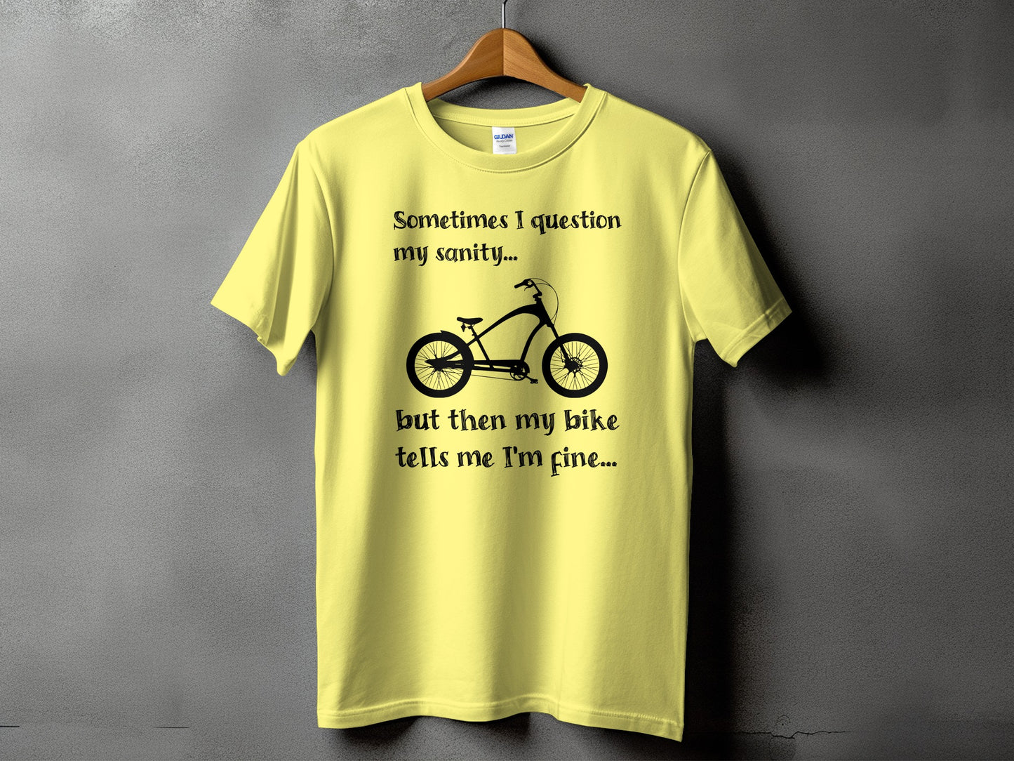 Sometimes I Question My Sanity Bike T-Shirt product type