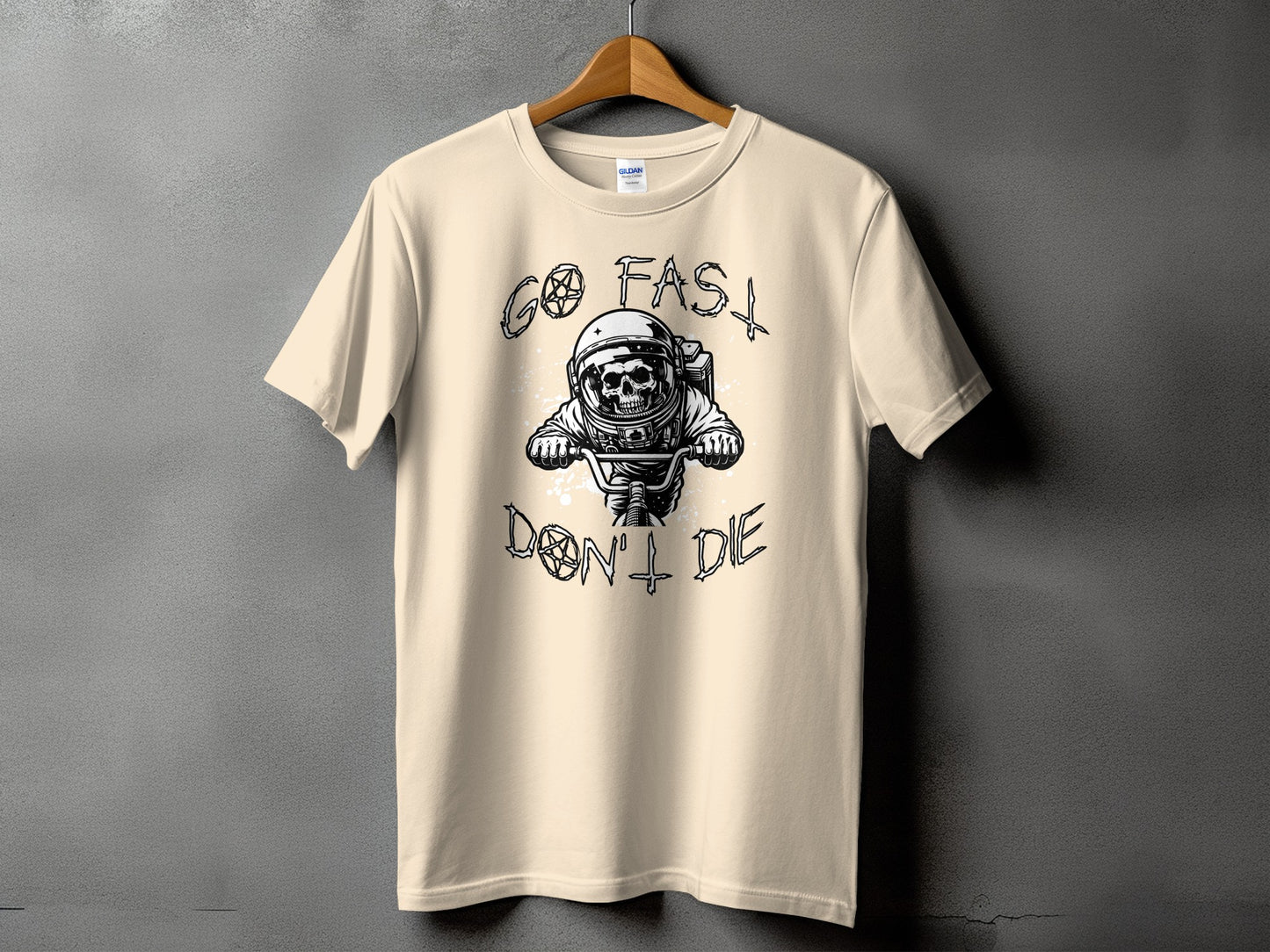Go Fast Don't Die Astronaut Graphic T-Shirt product