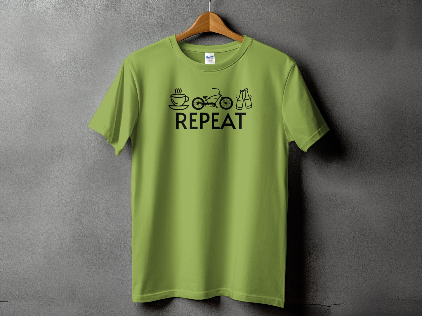 Coffee Bike Beer Repeat Graphic T-Shirt product type