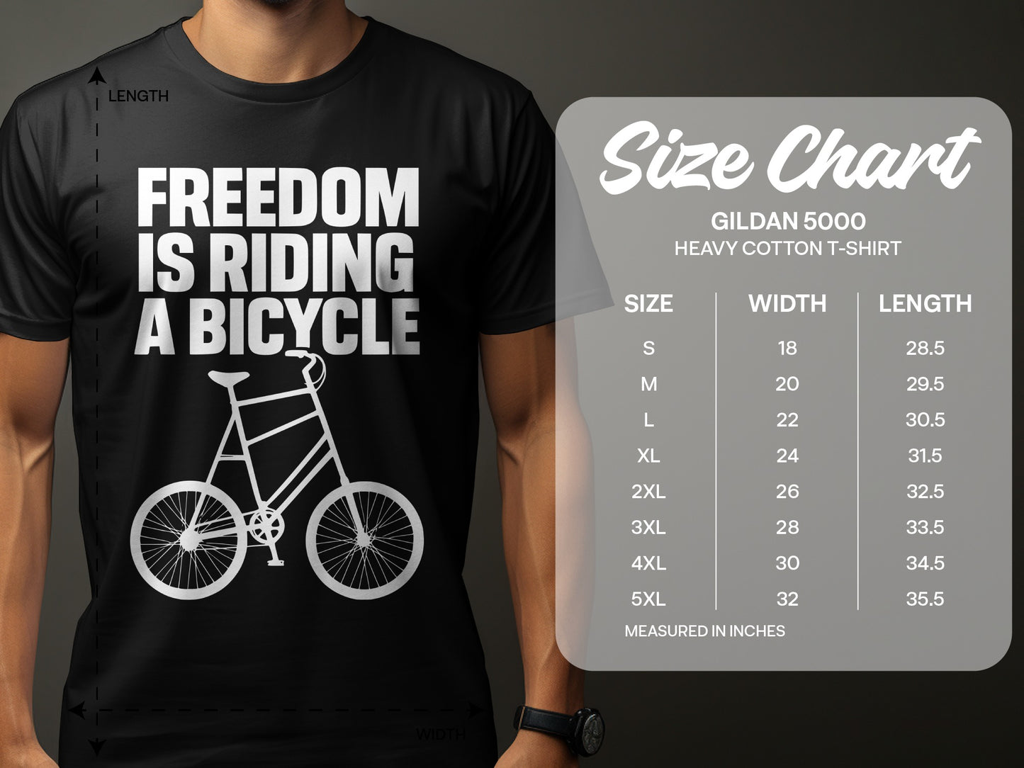 Freedom Is Riding a Bicycle T-shirt product