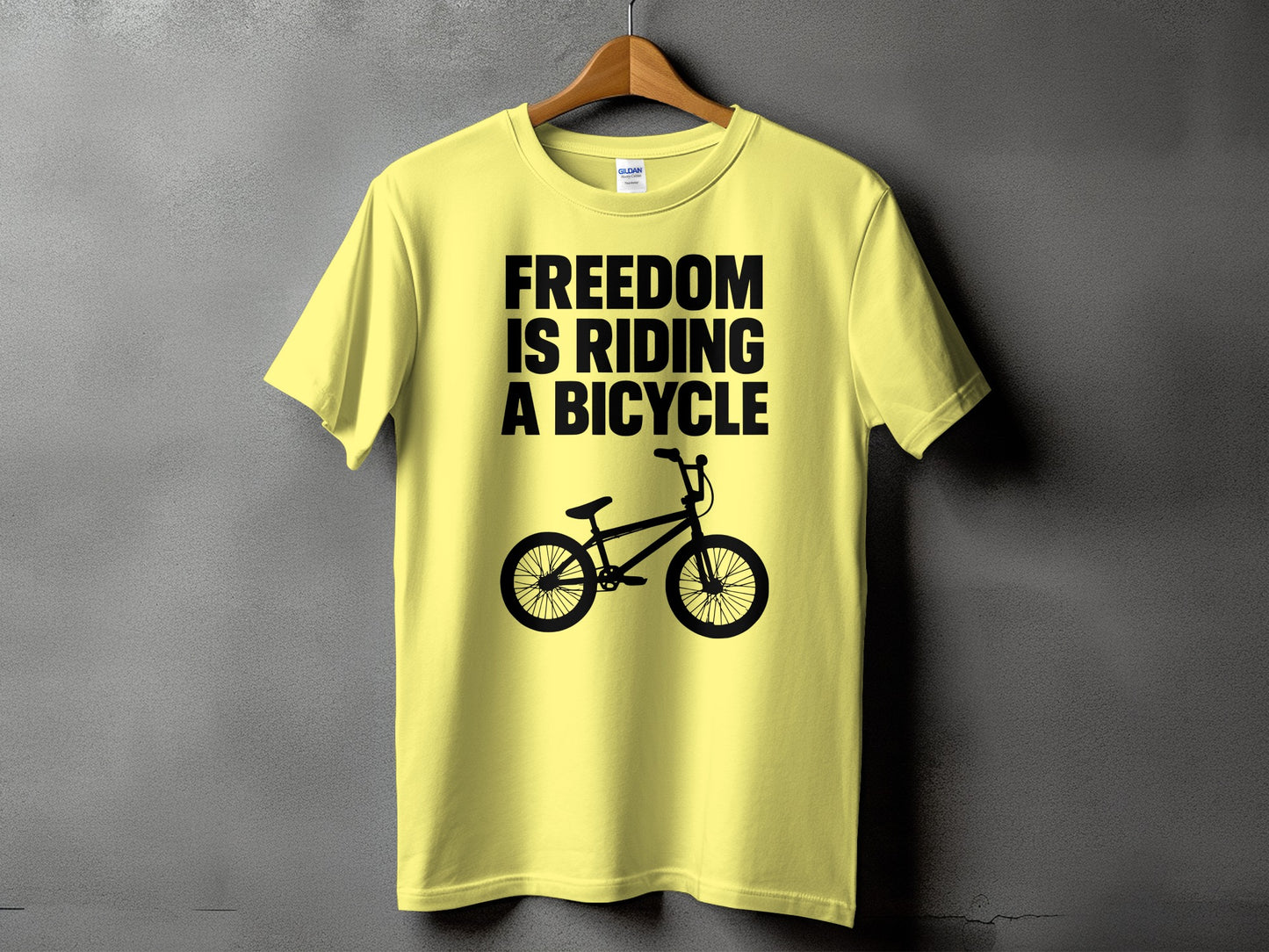 Freedom Is Riding A Bicycle Graphic T-Shirt product