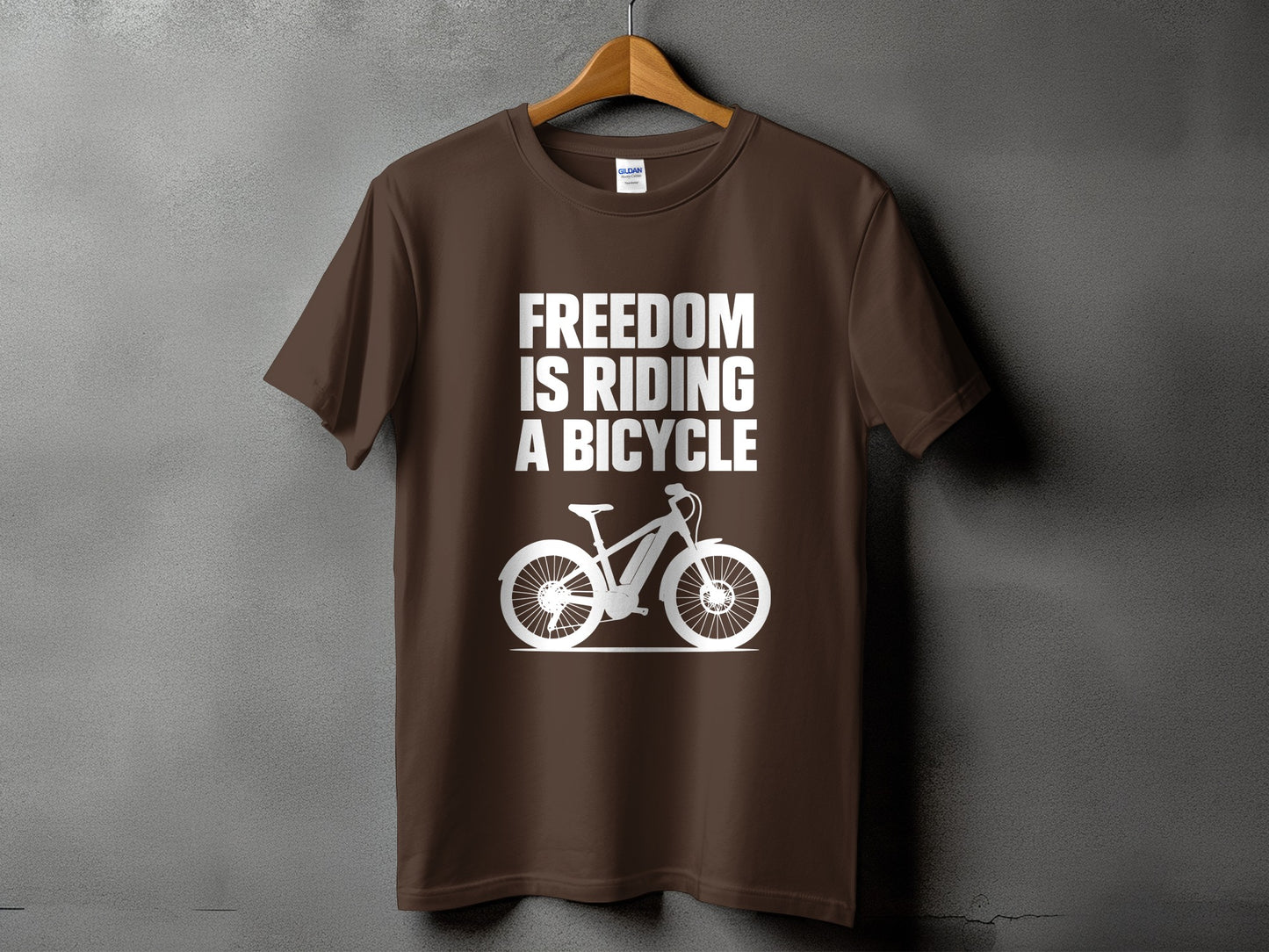 Freedom is Riding a Bicycle T-shirt product type