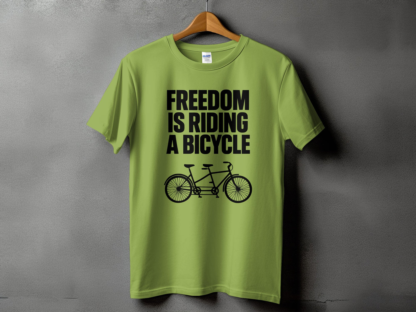 Freedom Is Riding A Bicycle T-shirt product