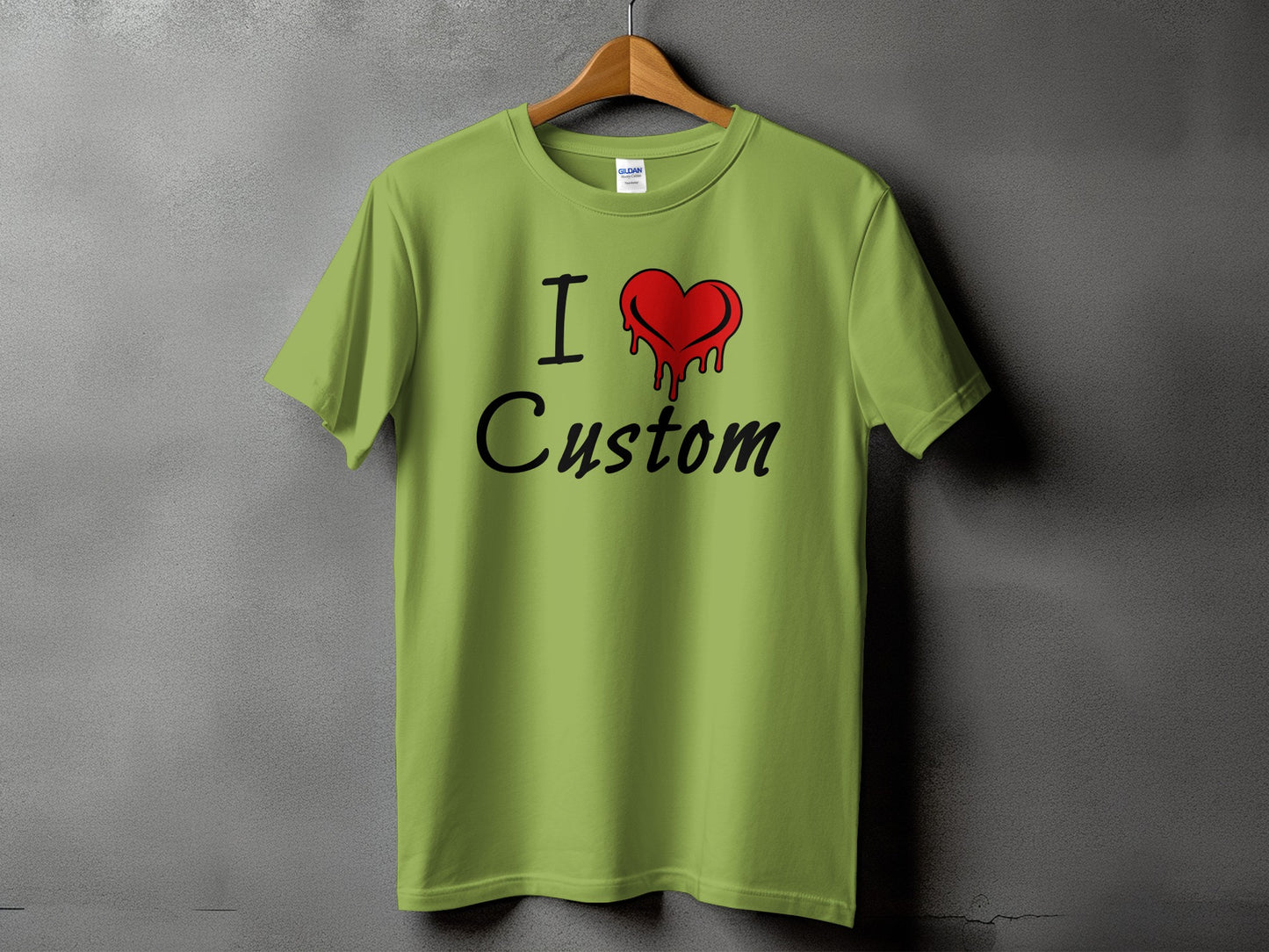 I Heart Custom Design Unique Graphic T-Shirt product