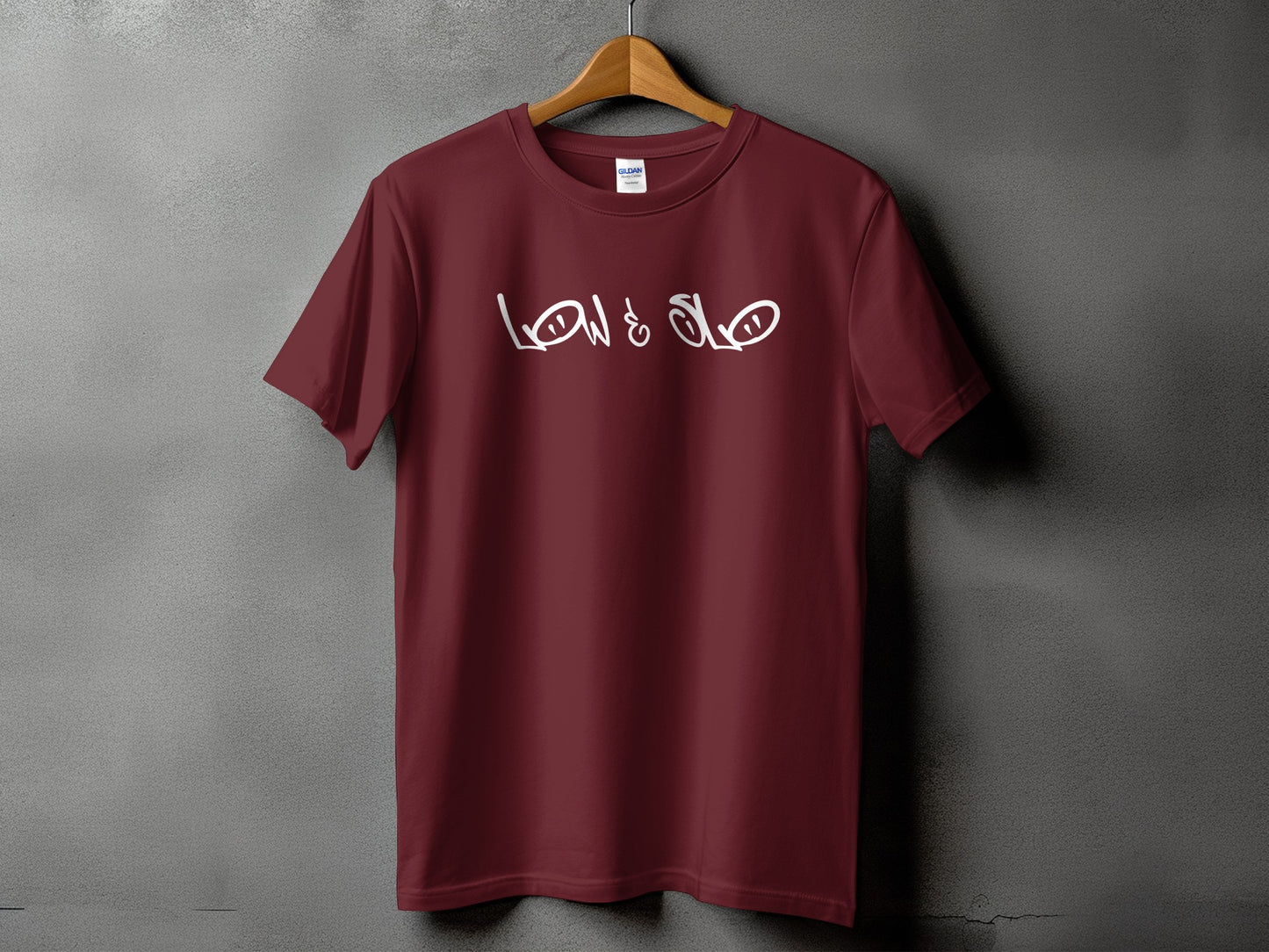 Low and Slow Graphic Maroon T-Shirt product