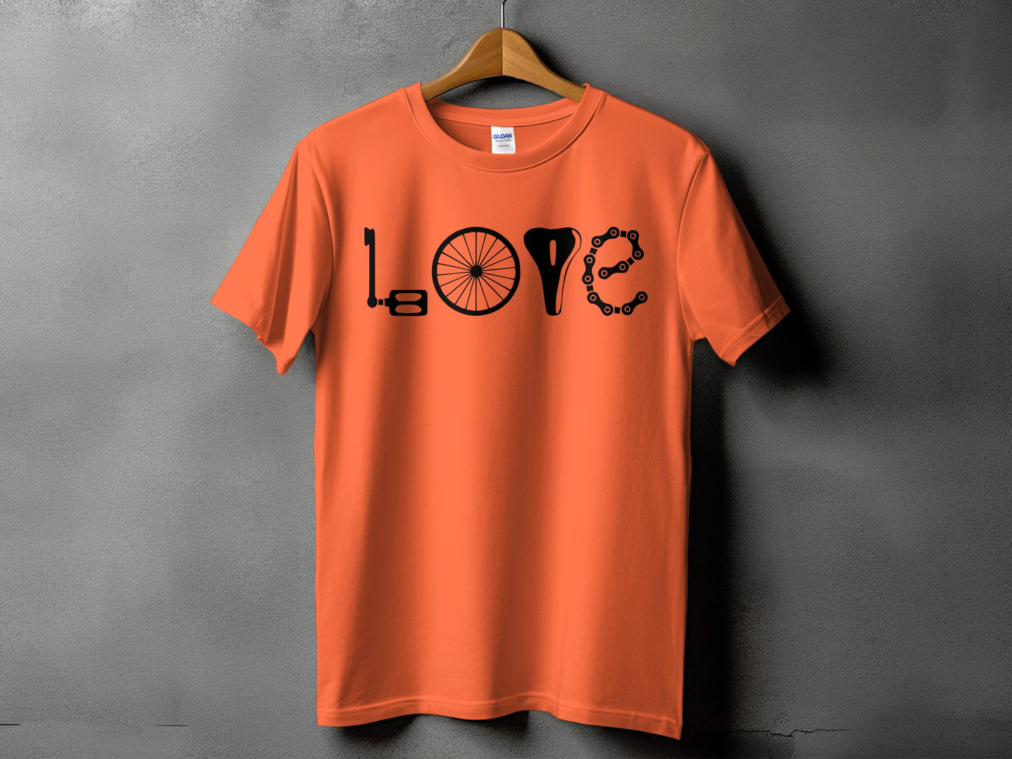 Love Bicycle Themed Graphic T-Shirt product type