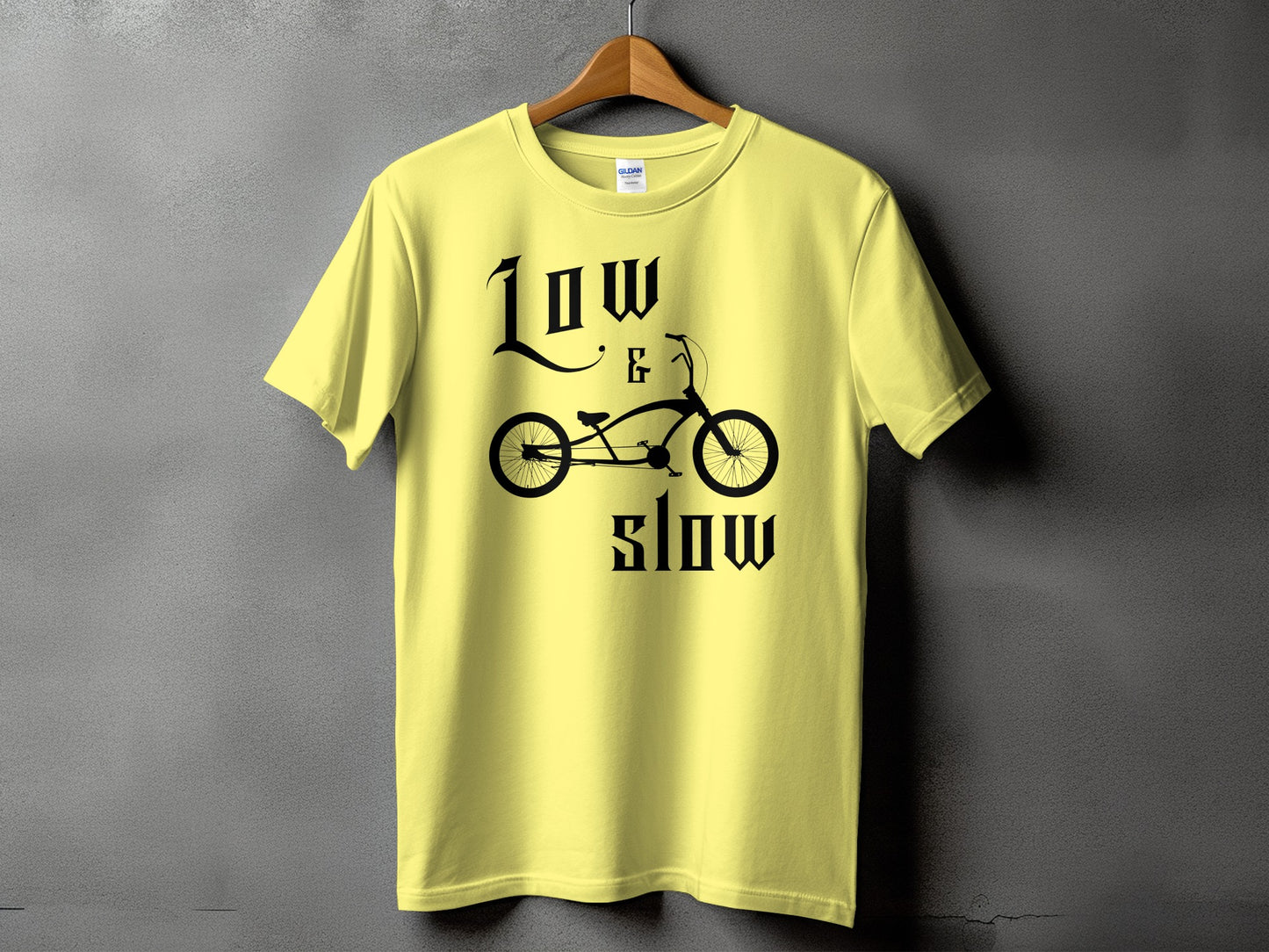 Low And Slow Graphic Yellow T-Shirt Product Type