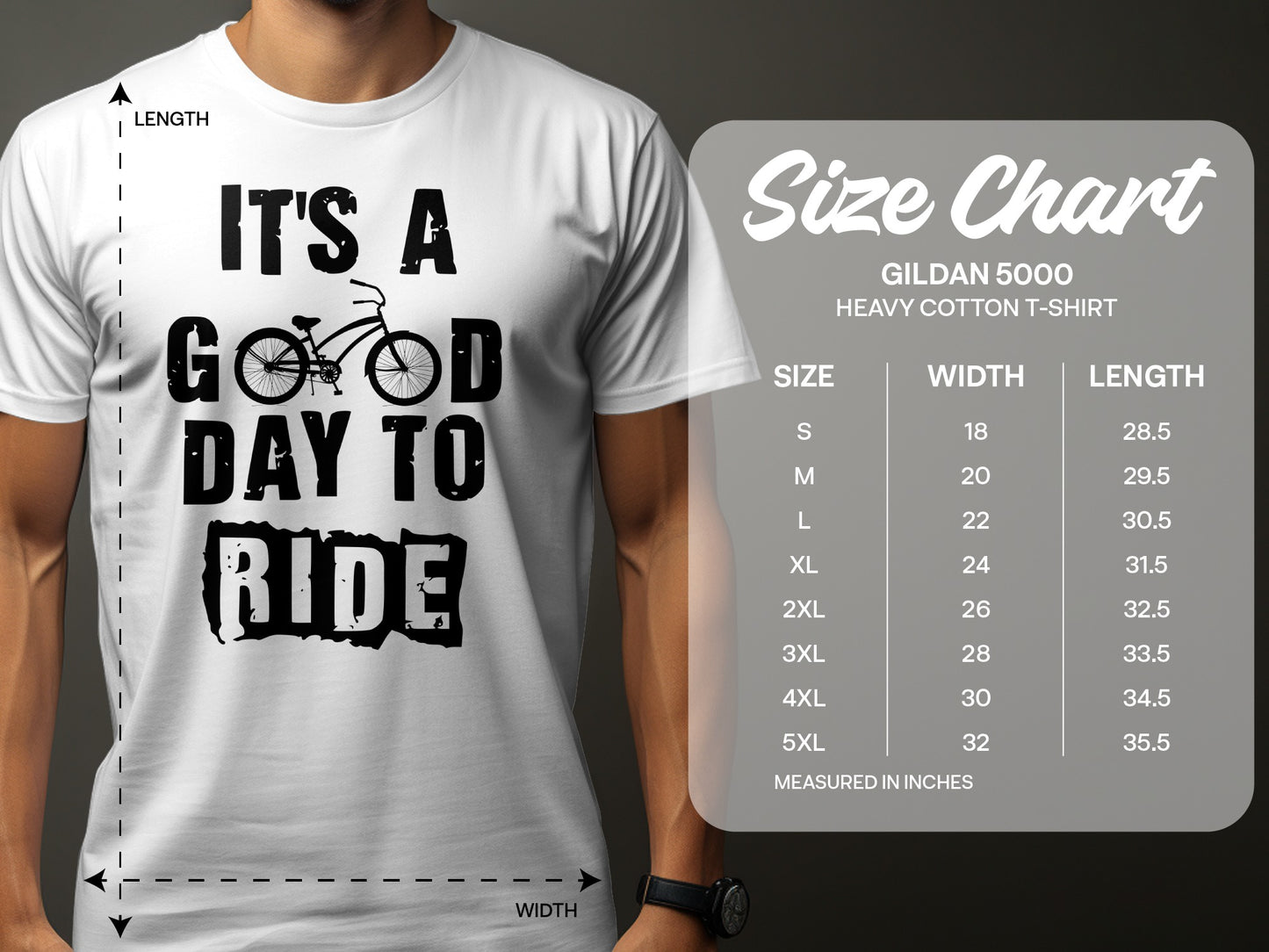 It's A Good Day To Ride Bicycle Graphic T-Shirt product type
