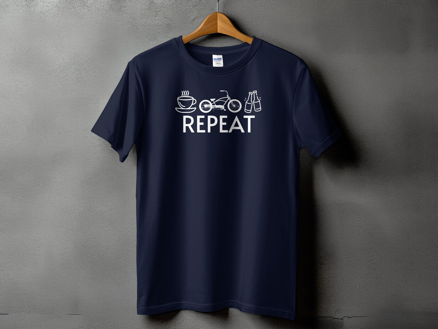 Coffee Bicycle Shoes Repeat Design T-shirt product