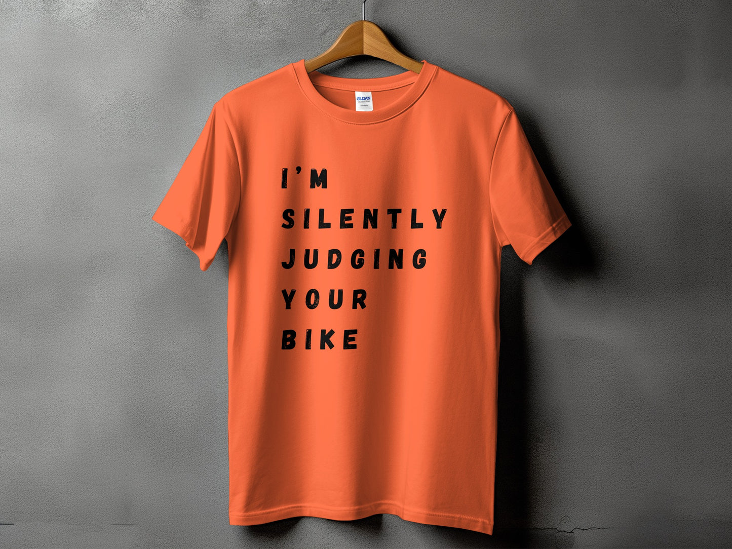 I'm Silently Judging Your Bike Graphic Shirt product type
