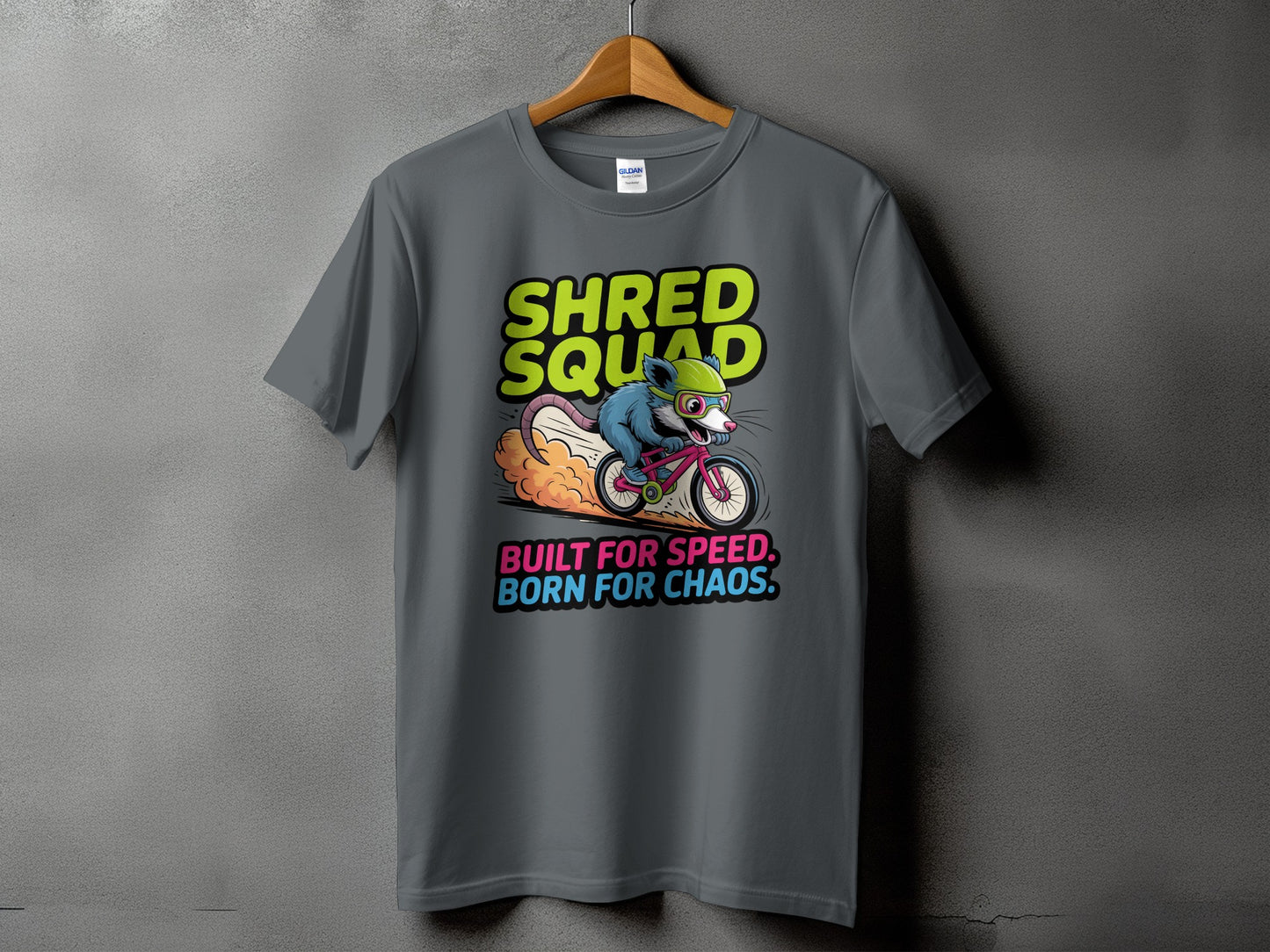 Shred Squad Built for Speed Born for Chaos t-shirt