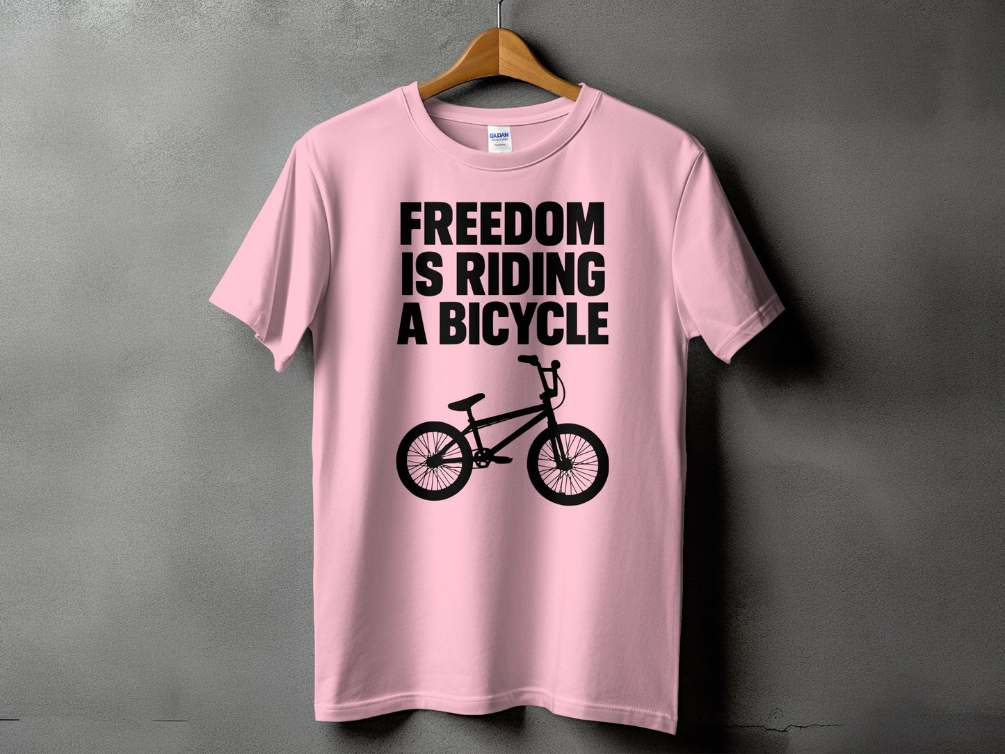 Freedom Is Riding a Bicycle Graphic T-shirt product