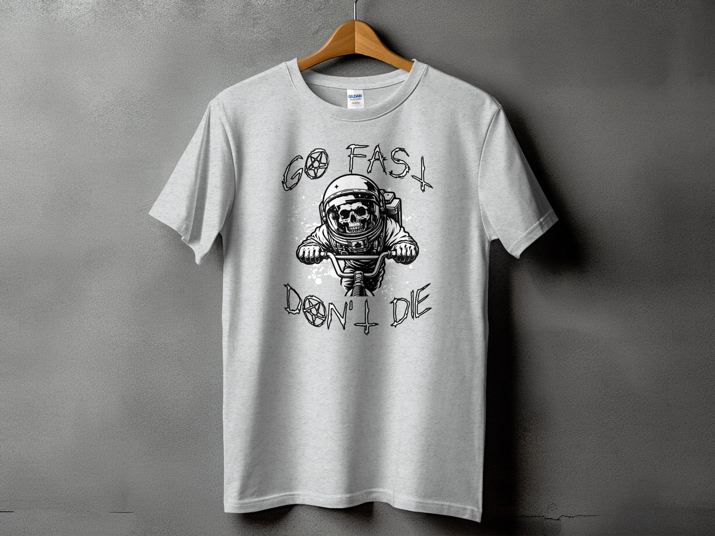 Go Fast Don't Die Astronaut Graphic Tee product type