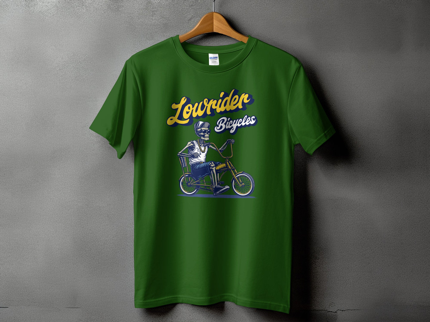 Lowrider Bicycles Skeleton Riding Graphic Tee product