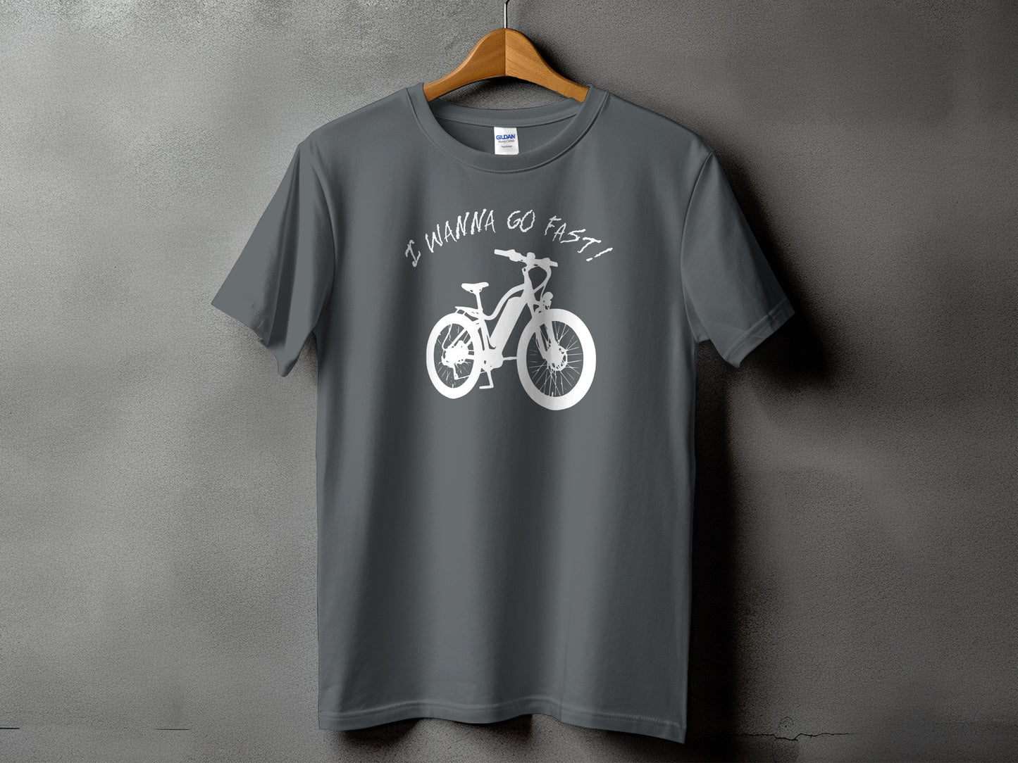 I Wanna Go Fast Bicycle Graphic T-Shirt product type