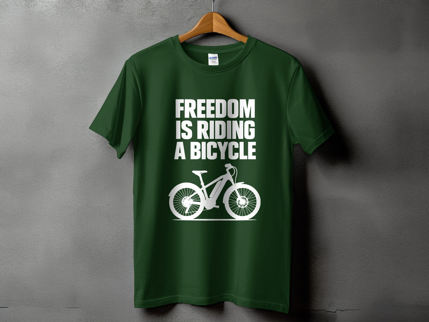 Freedom Is Riding a Bicycle T-shirt product type