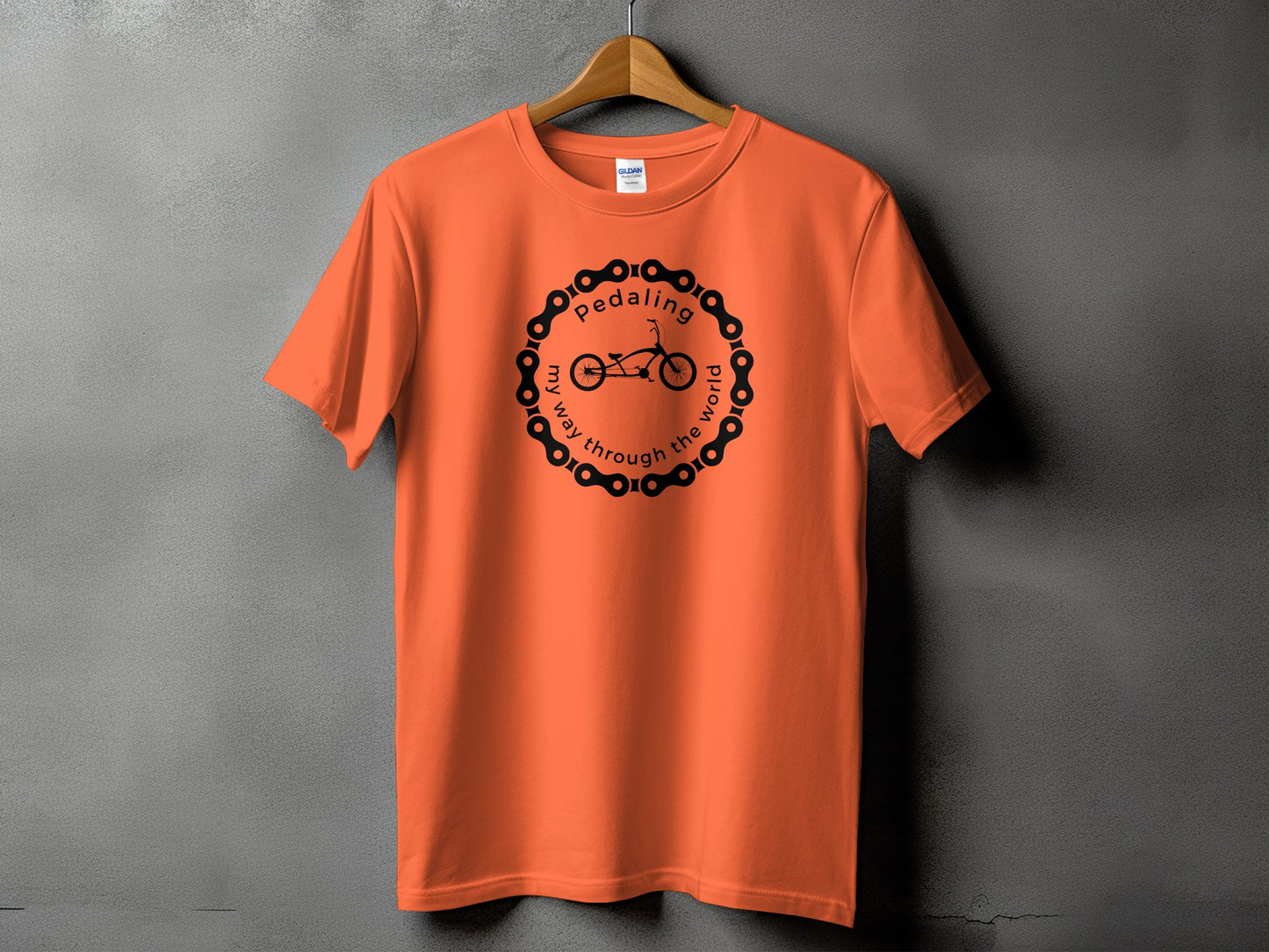 Pedaling Through The World Graphic T-shirt product type
