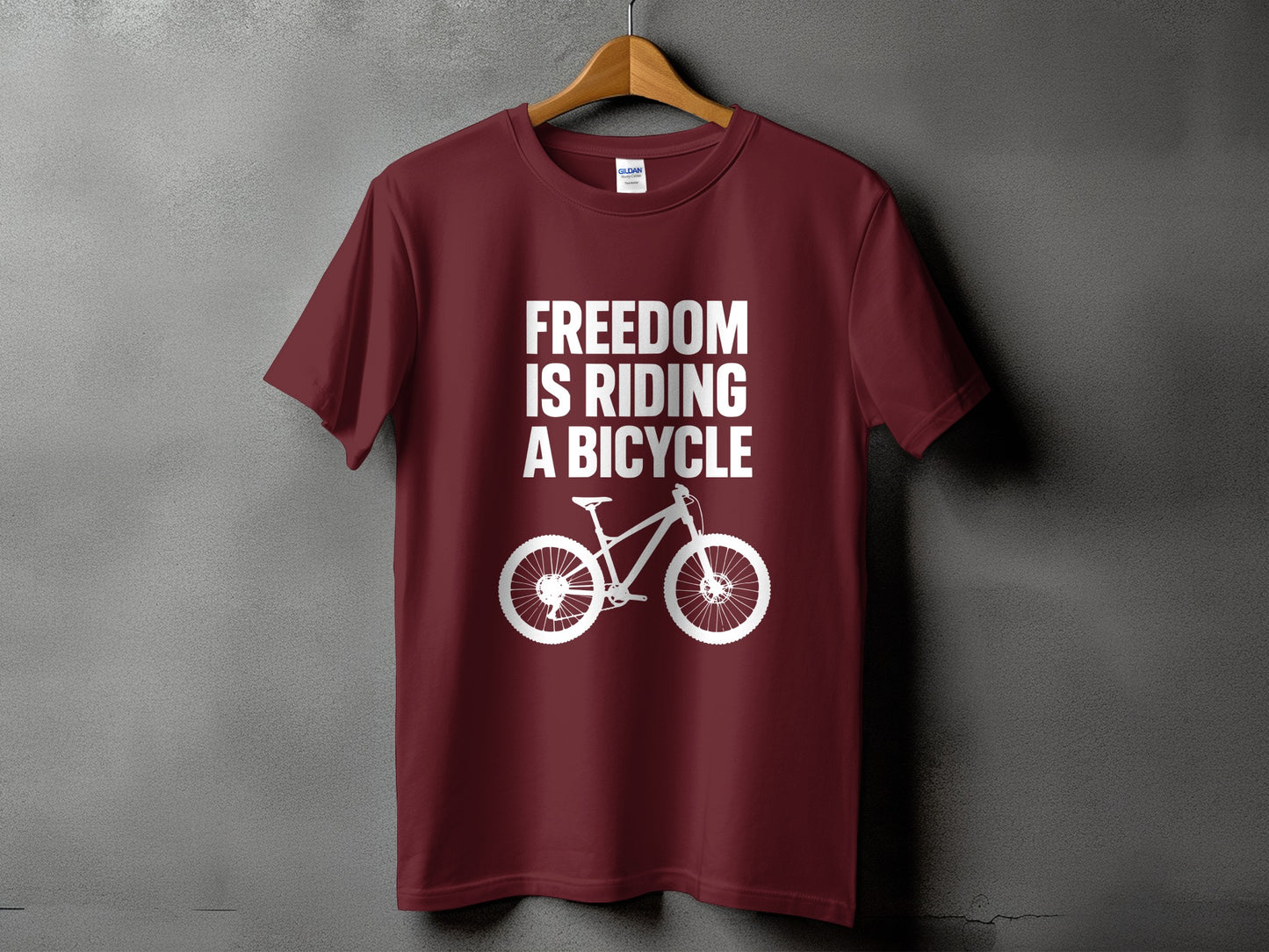 Freedom Is Riding A Bicycle T-shirt product type