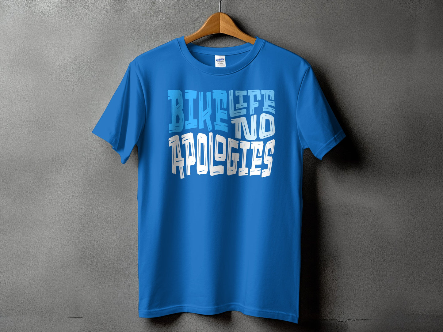 Bike Life No Apologies Printed T-shirt product type