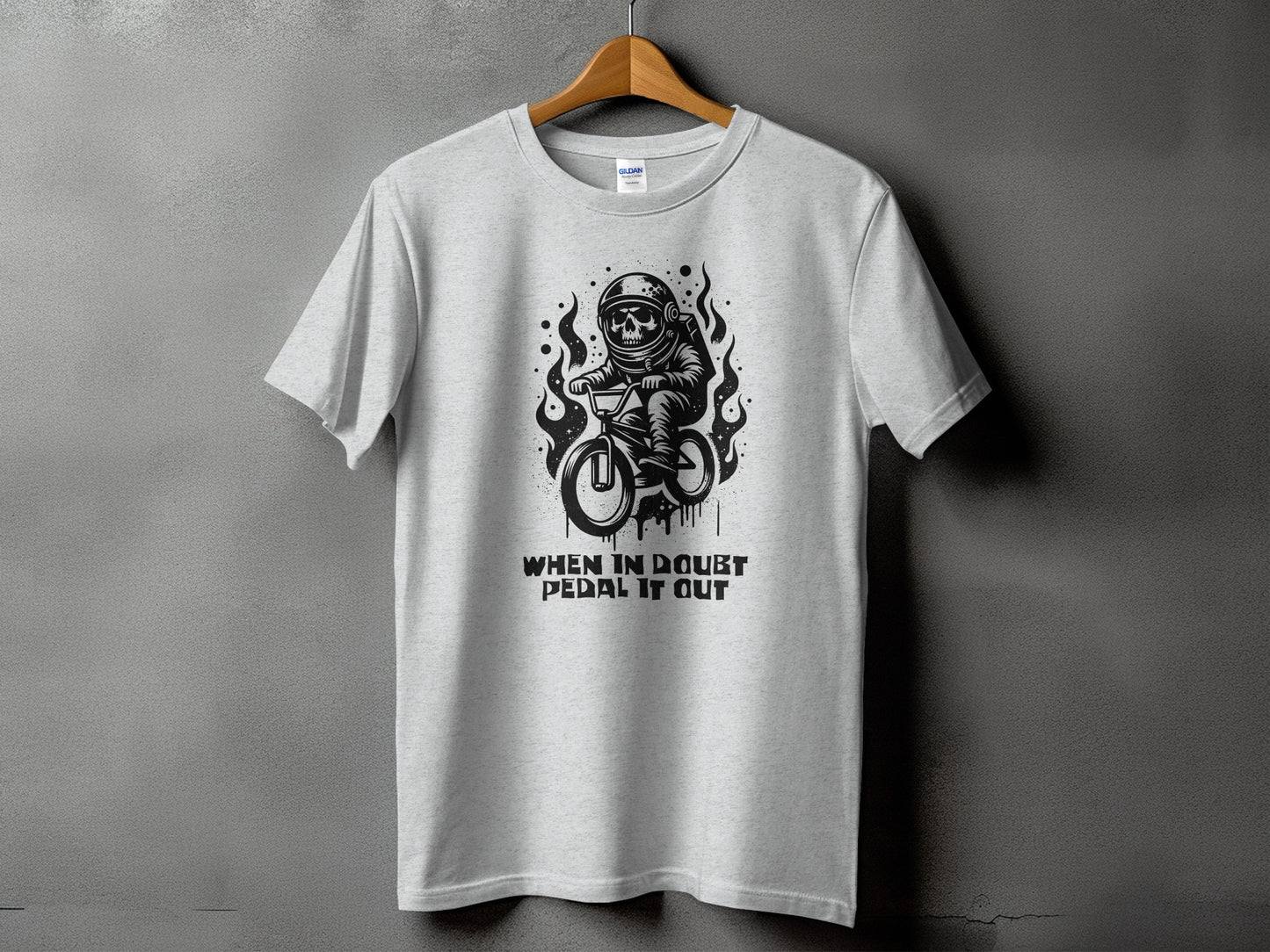 When in Doubt Pedal It Out Graphic T-Shirt product type