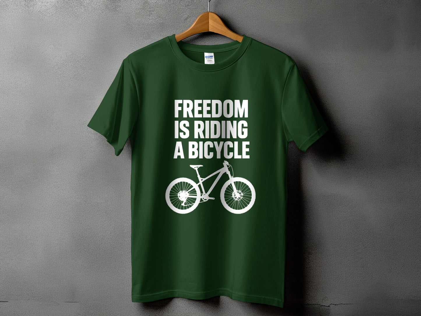 Freedom Is Riding A Bicycle T-Shirt product type