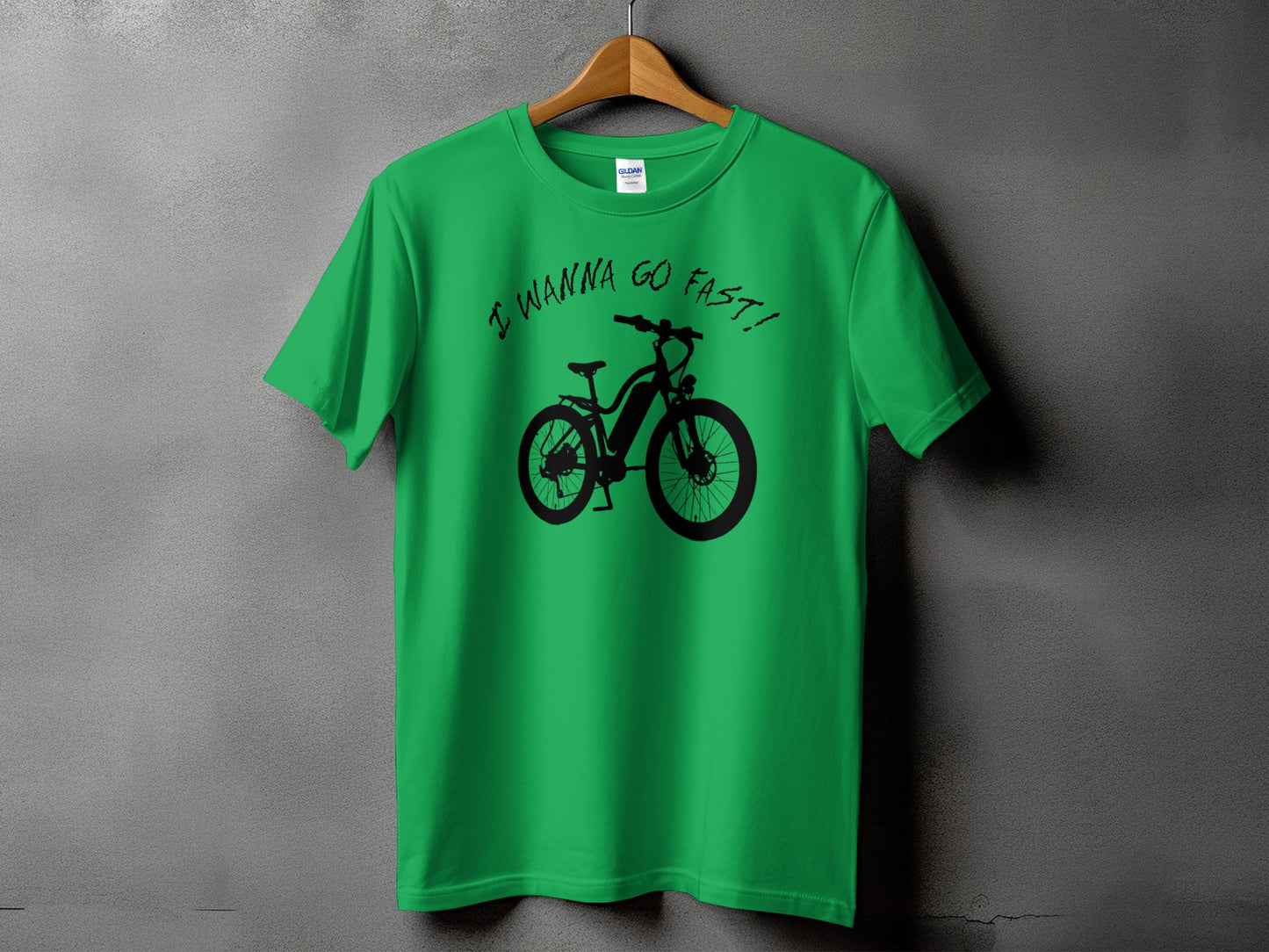 I Wanna Go Fast Bicycle Graphic T-shirt product