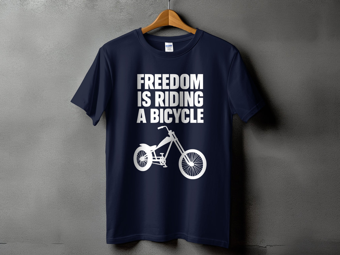 Freedom Is Riding A Bicycle Graphic T-Shirt product