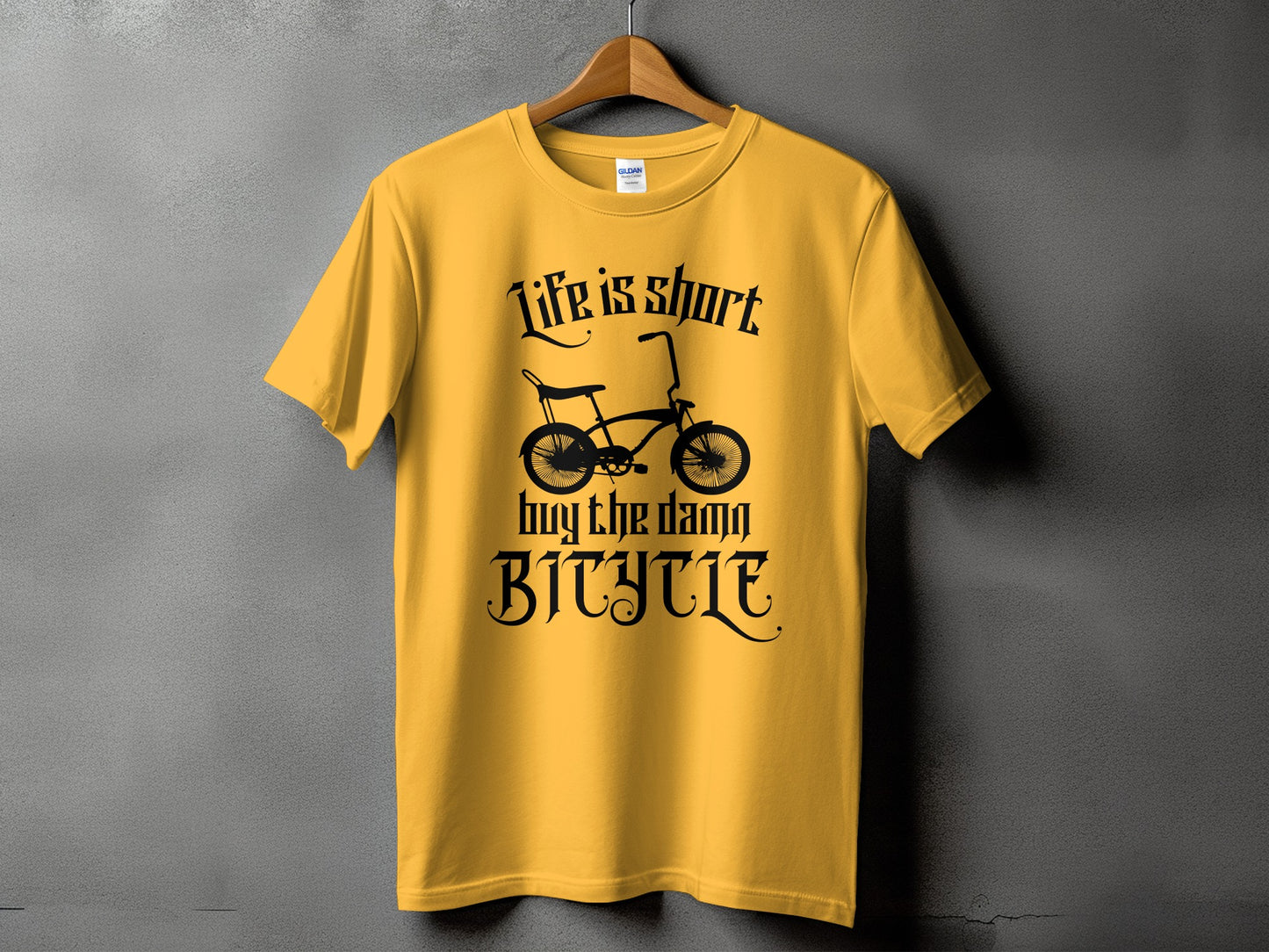Life is Short Buy the Damn Bicycle T-shirt product
