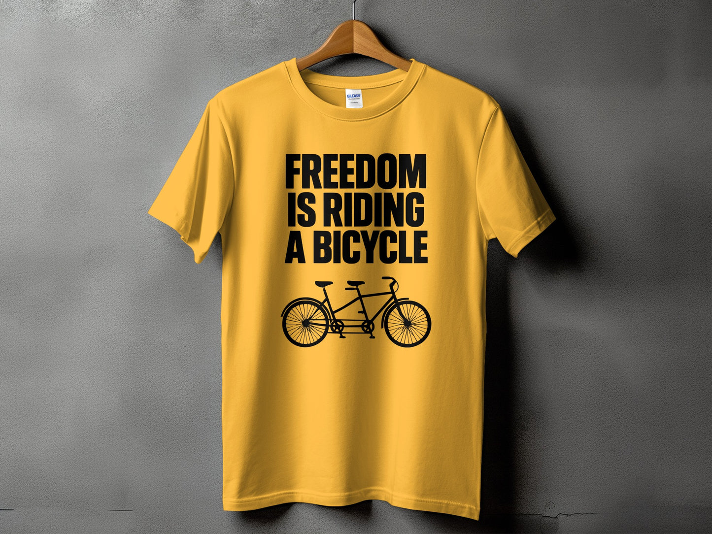 Freedom Is Riding a Bicycle T-Shirt product