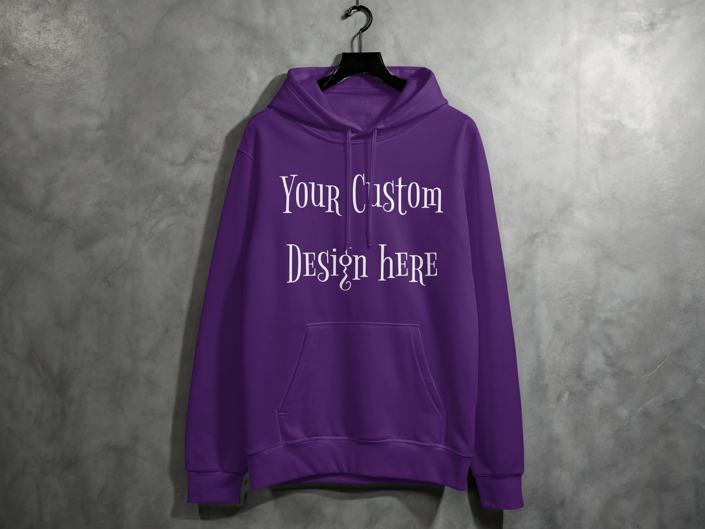 Personalized Custom Design Purple Hoodie product